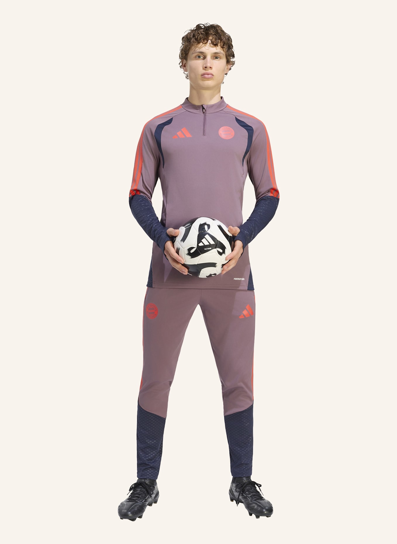 adidas FC BAYERN MÜNCHEN 26/27 CUP TRAININGSHOSE: BRAUN/ BLAU