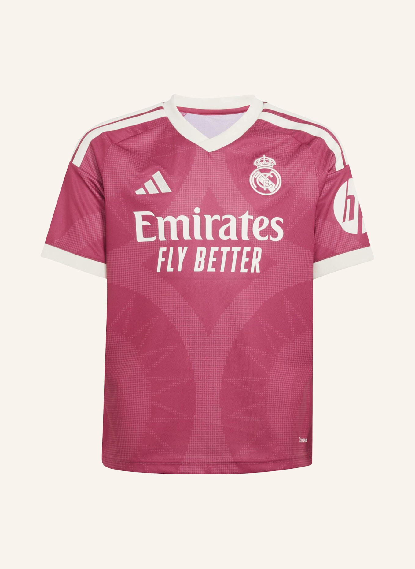 adidas REAL MADRID 26/27 KIDS AUSWEICHAUSRÜSTUNG: ROSA