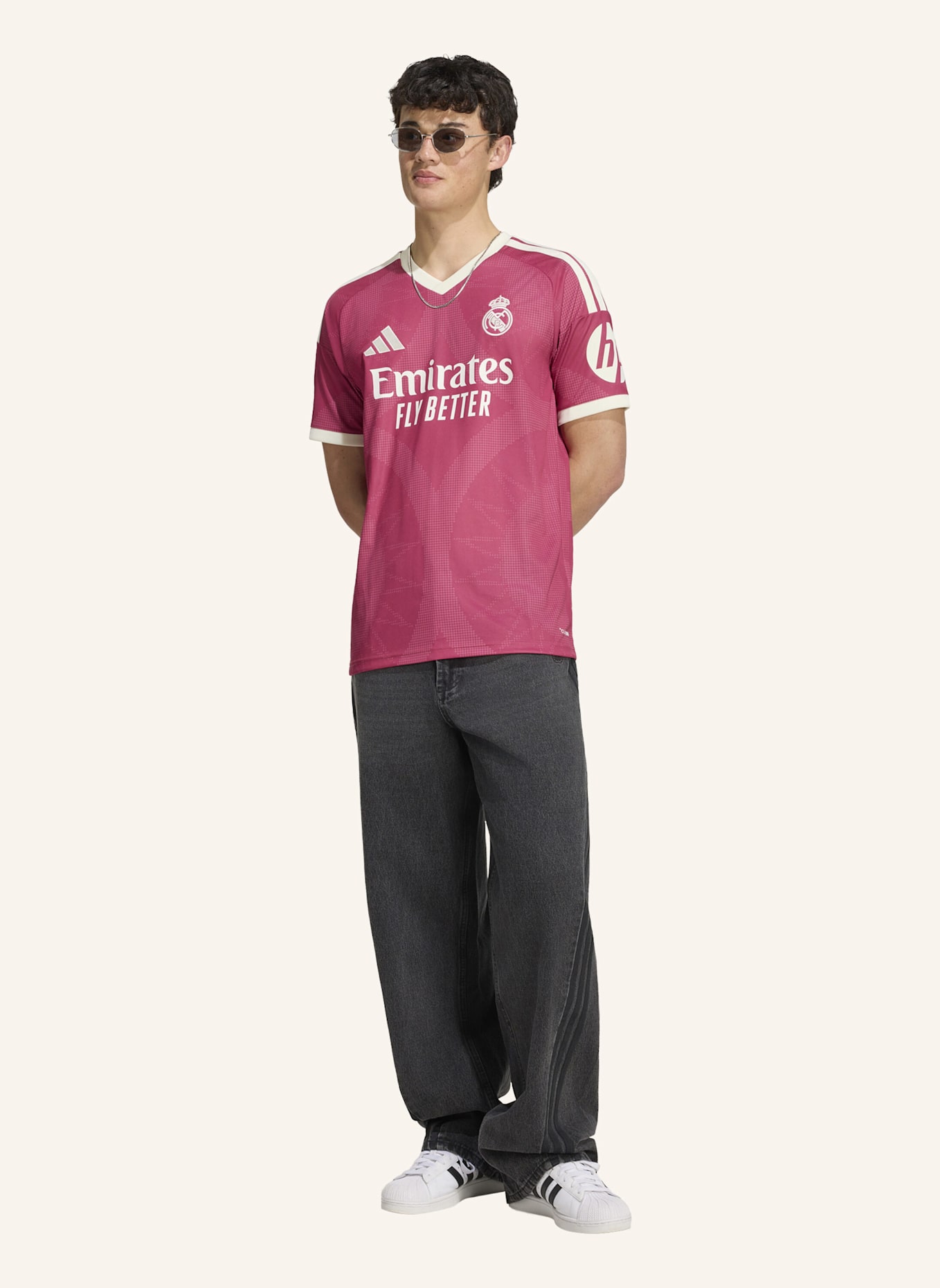 adidas REAL MADRID 26/27 AUSWEICHTRIKOT: ROSA