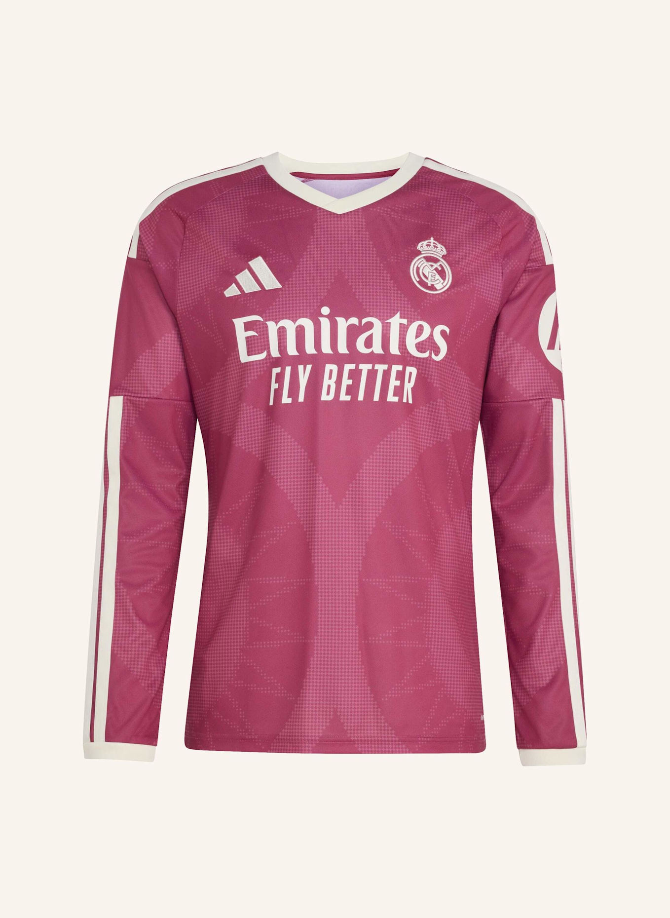 adidas REAL MADRID 26/27 AUSWEICHTRIKOT, LANGÄRMELIG: ROSA