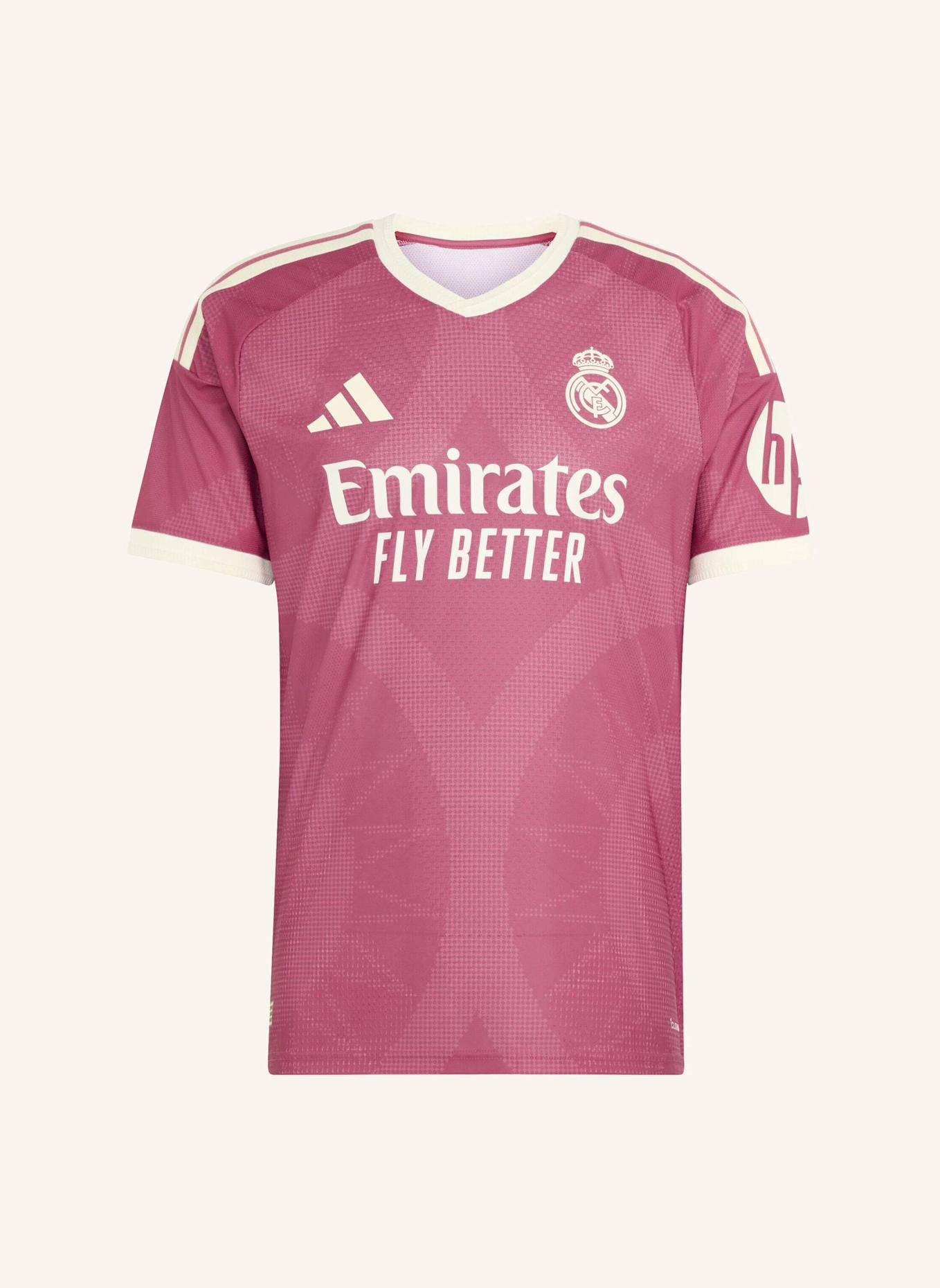 adidas REAL MADRID 26/27 AUTHENTIC AUSWEICHTRIKOT: ROSA