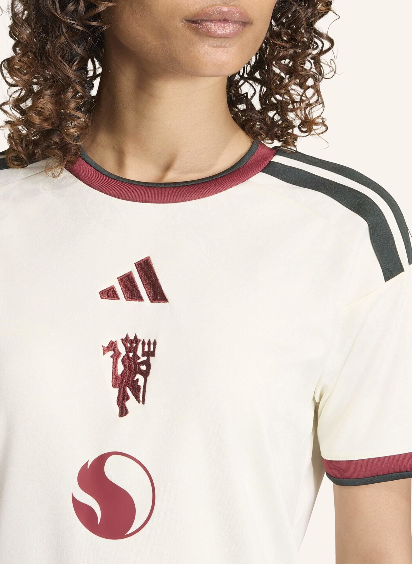 adidas MANCHESTER UNITED 26/27 KIDS AUSWEICHTRIKOT: WEISS