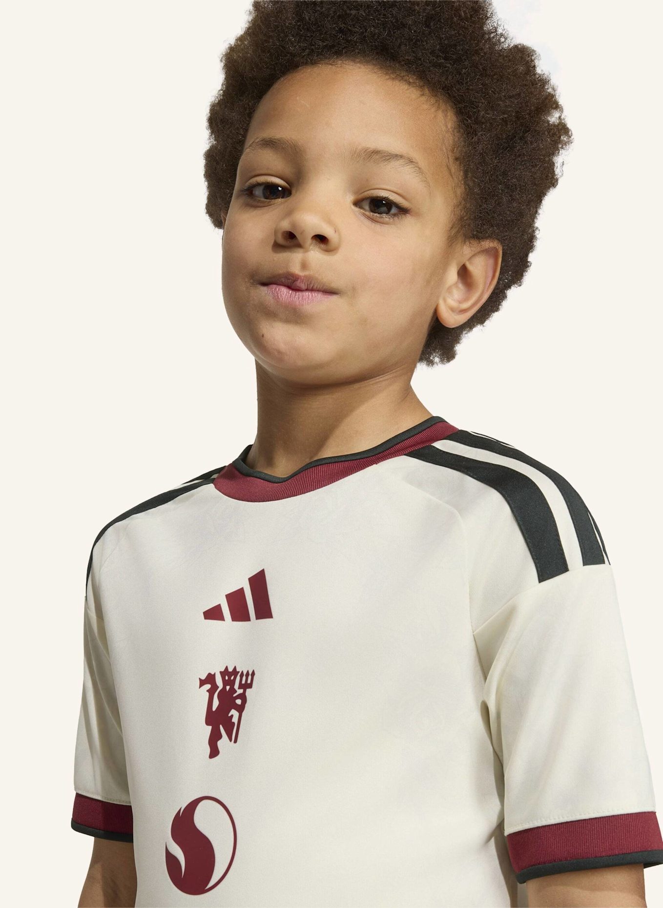 adidas MANCHESTER UNITED 26/27 KIDS AUSWEICHAUSRÜSTUNG: WEISS/ GRÜN