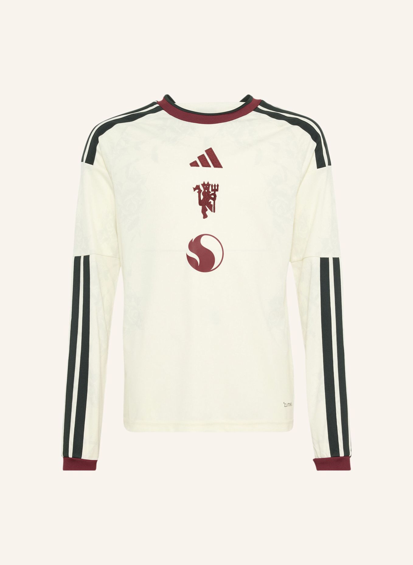 adidas MANCHESTER UNITED 26/27 KIDS AUSWEICHTRIKOT, LANGÄRMELIG: WEISS