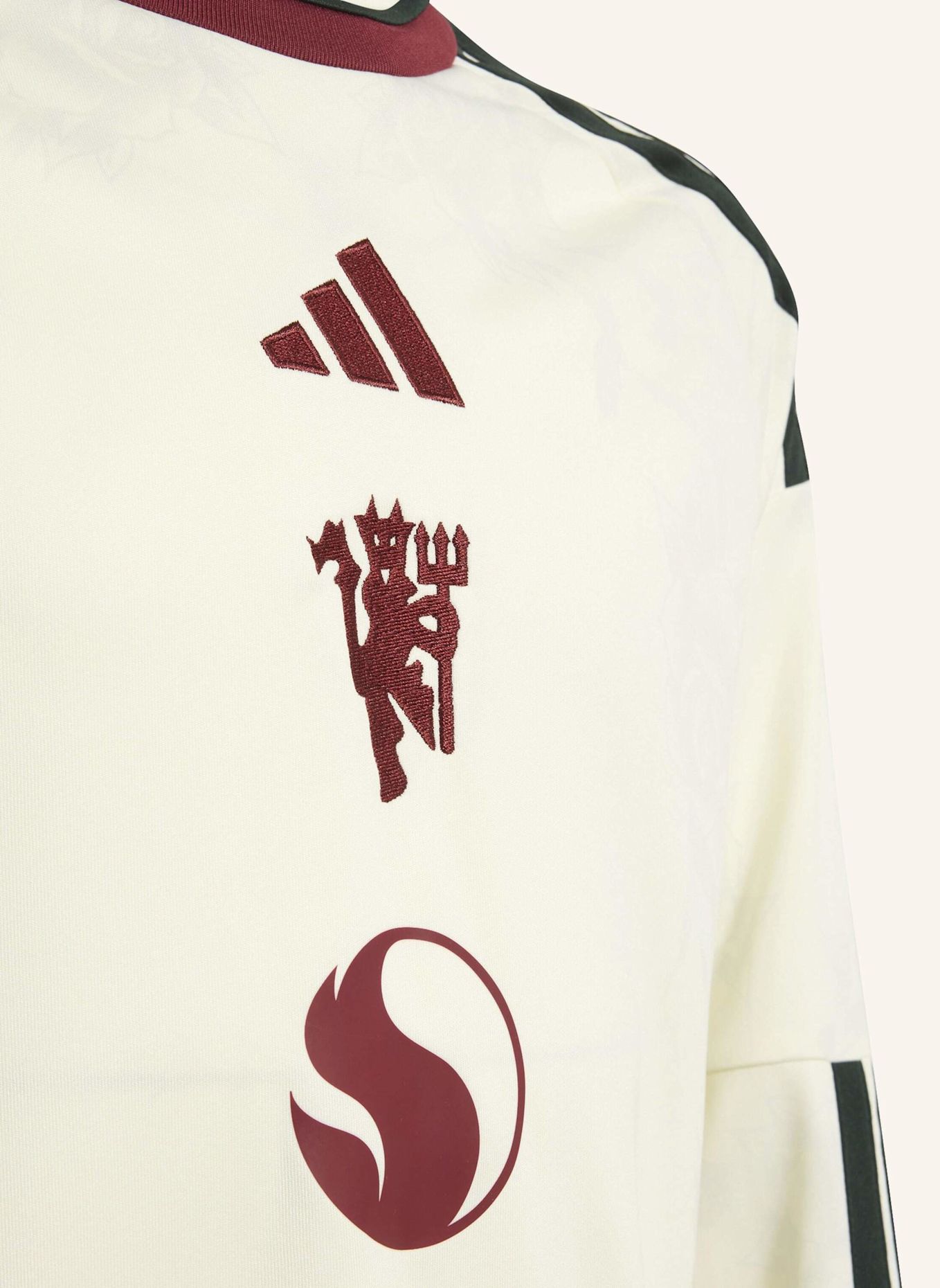 adidas MANCHESTER UNITED 26/27 KIDS AUSWEICHTRIKOT, LANGÄRMELIG: WEISS