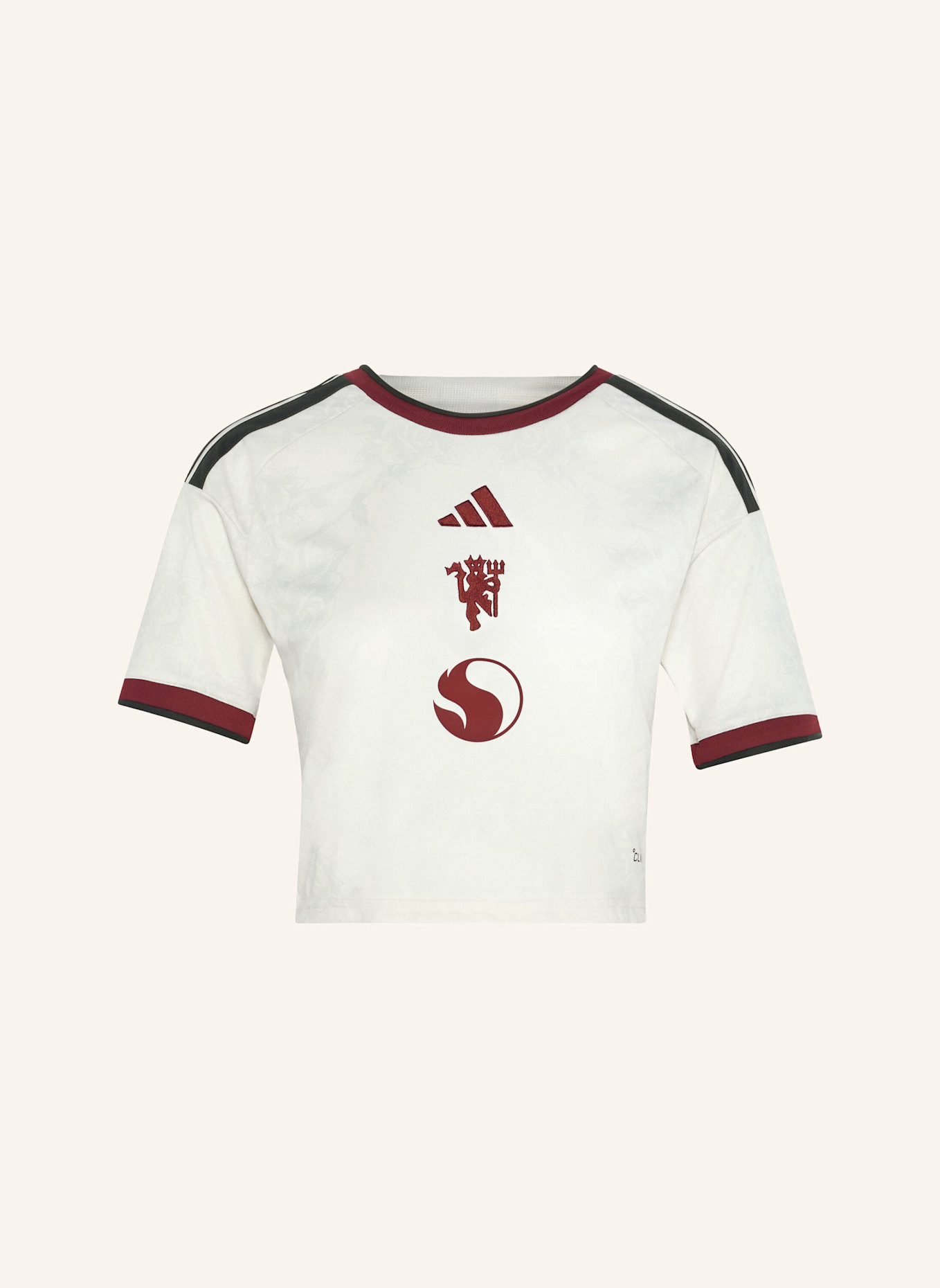 adidas MANCHESTER UNITED 26/27 AUSWEICHTRIKOT, KÜRZER GESCHNITTEN: WEISS