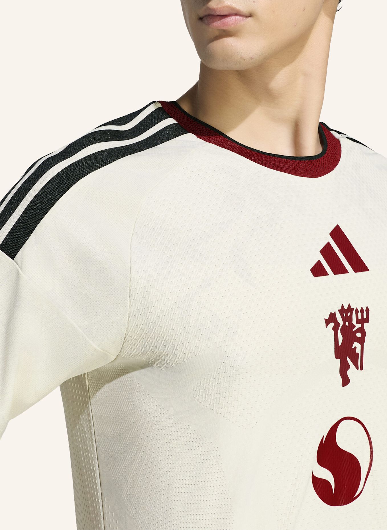 adidas MANCHESTER UNITED 26/27 AUTHENTIC AUSWEICHTRIKOT: WEISS