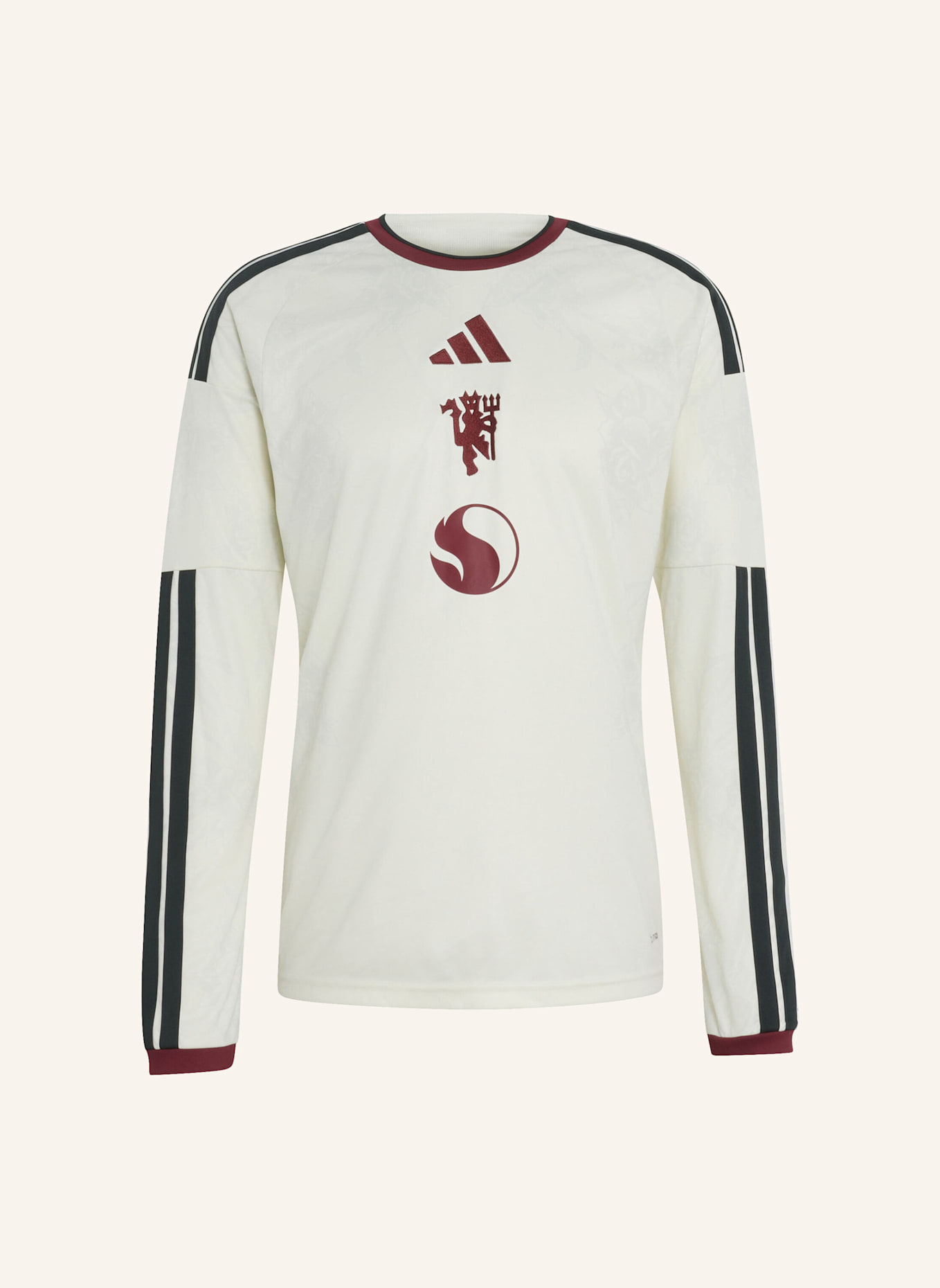adidas MANCHESTER UNITED 26/27 AUSWEICHTRIKOT, LANGÄRMELIG: WEISS