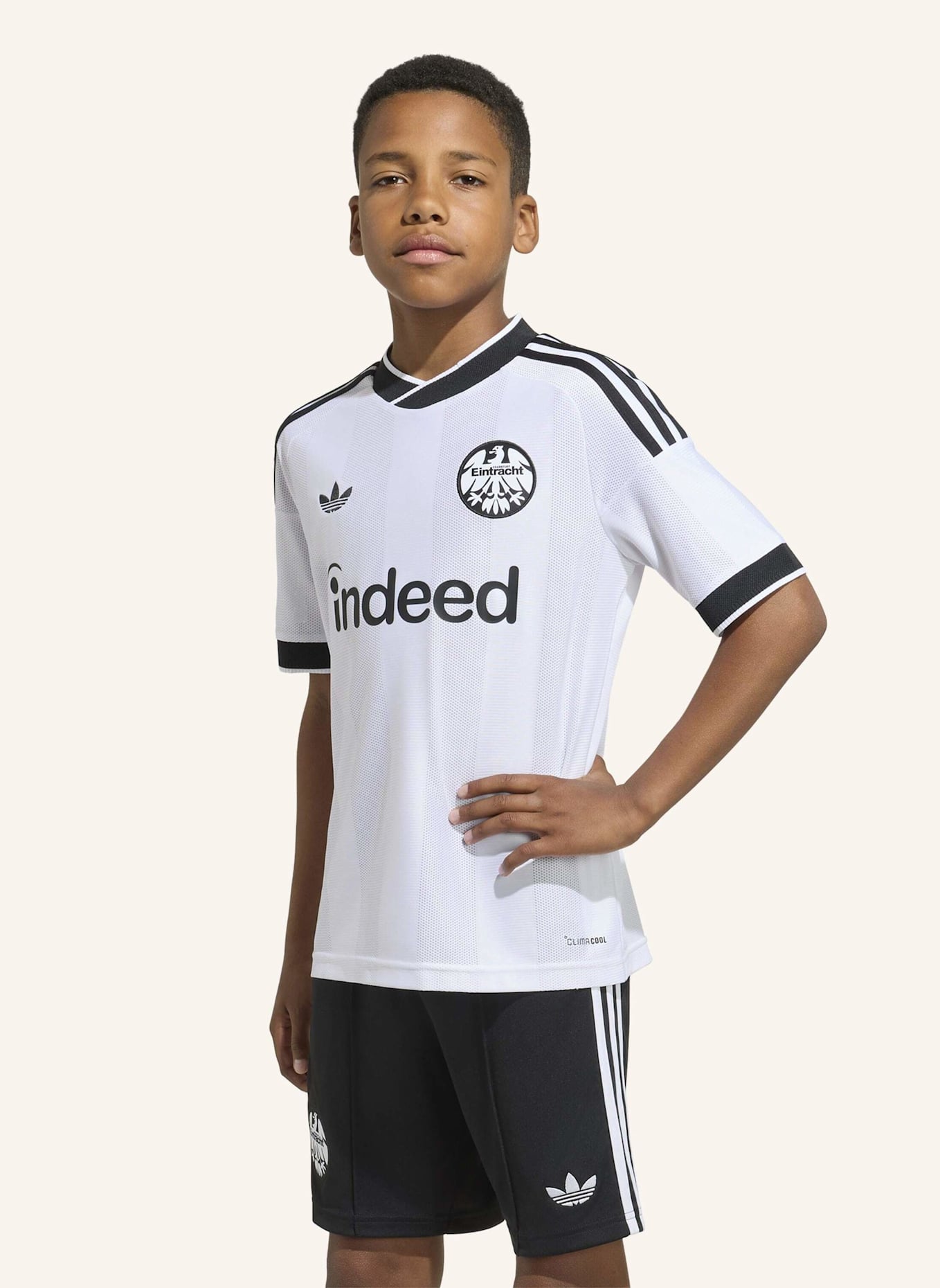 adidas EINTRACHT FRANKFURT 26/27 KIDS AUSWÄRTSTRIKOT: WEISS