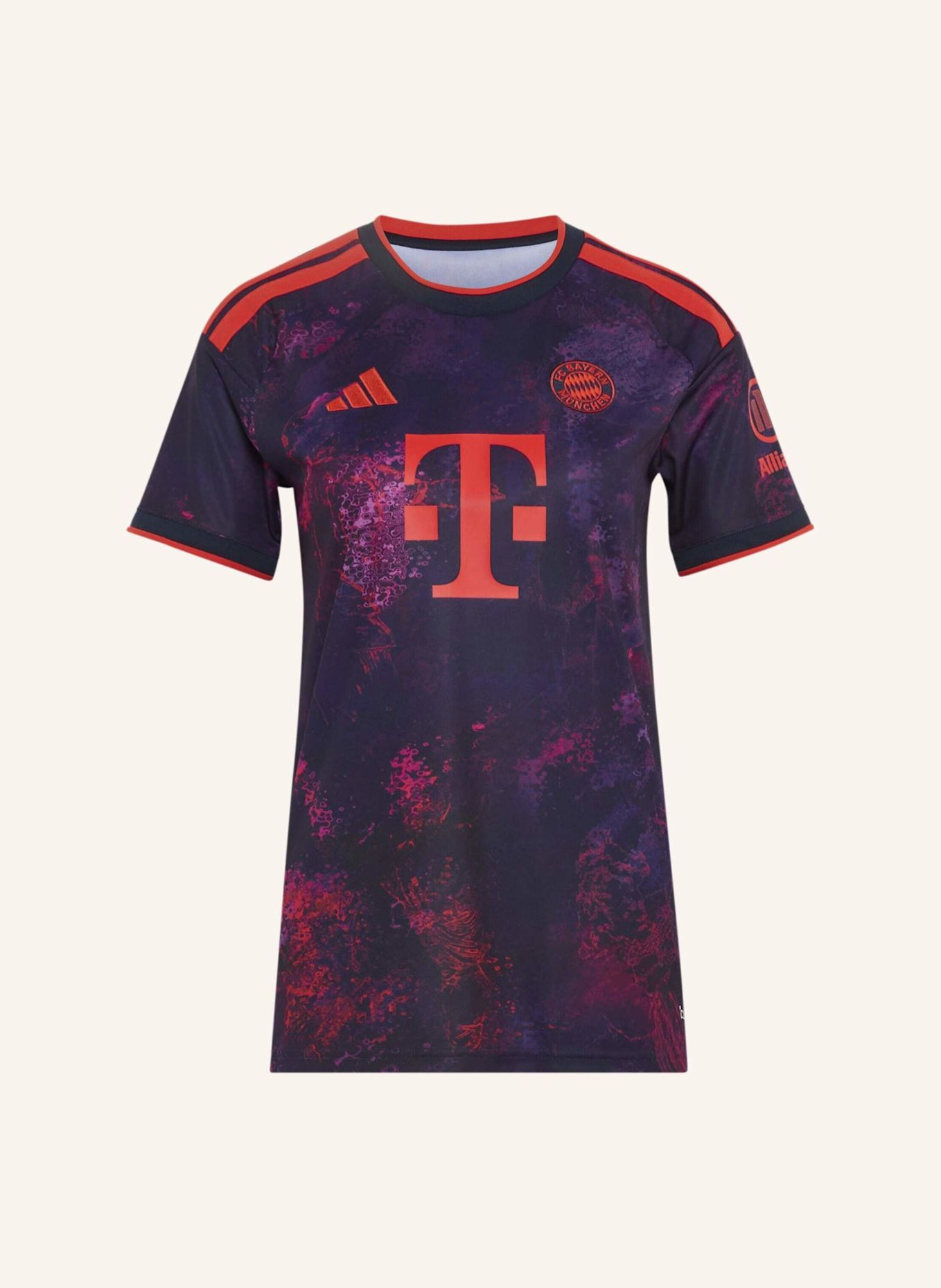 adidas FC BAYERN MÜNCHEN 26/27 AUSWEICHTRIKOT: NEONLILA / NEONROT / NEONROSA