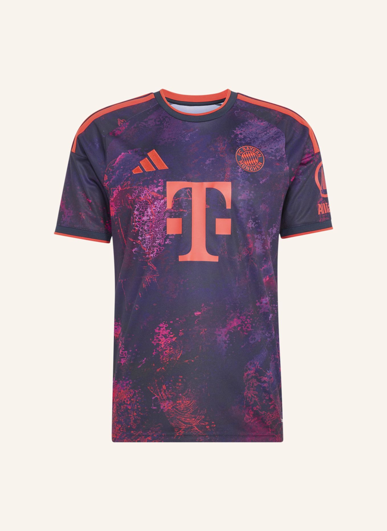 adidas FC BAYERN MÜNCHEN 26/27 AUSWEICHTRIKOT: NEONLILA / NEONROT / NEONROSA