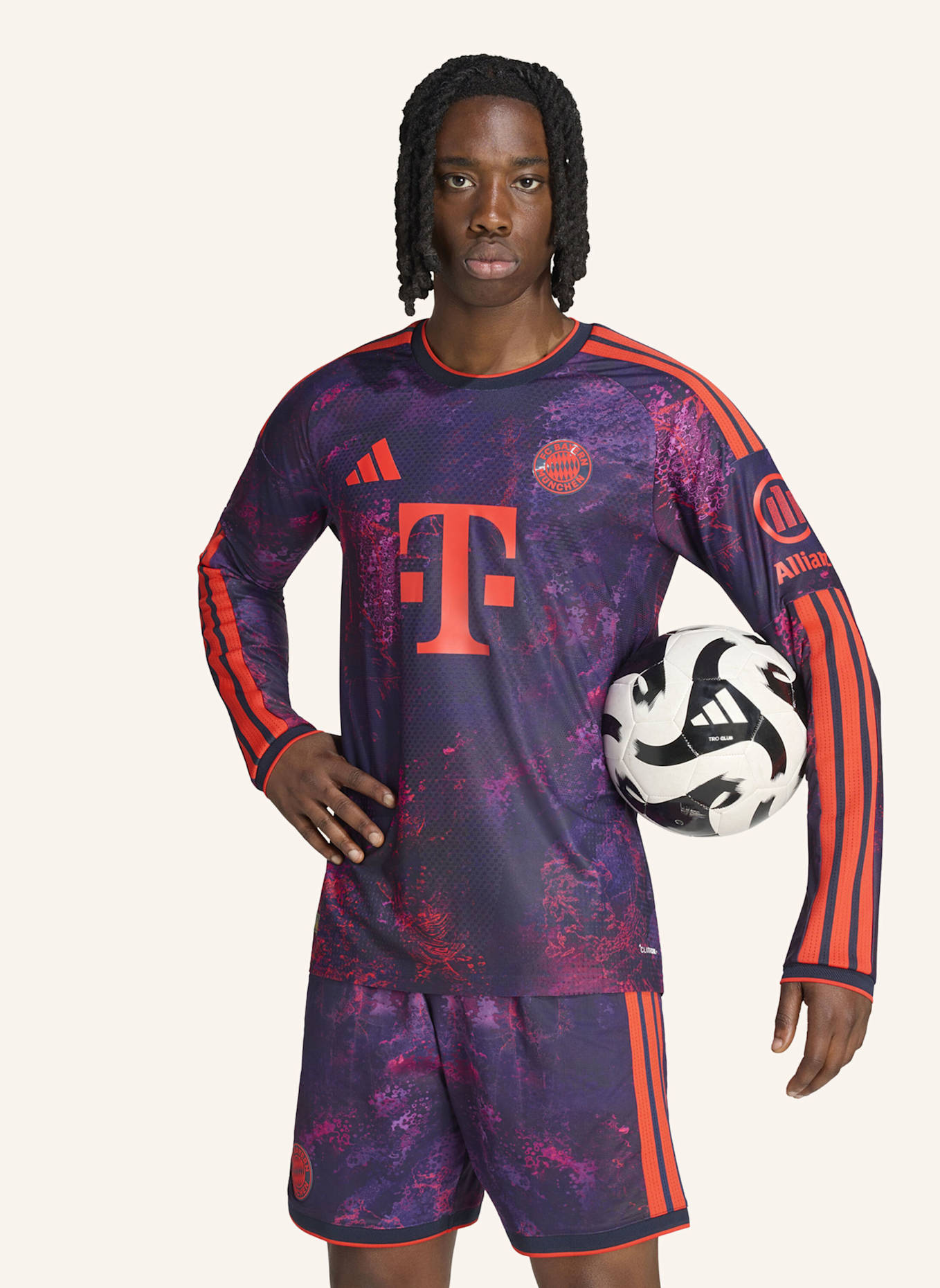 adidas FC BAYERN MÜNCHEN 26/27 AUTHENTIC AUSWEICHTRIKOT, LANGÄRMELIG: NEONLILA/ NEONROT/ NEONROSA/ NEONORANGE/ NEONBLAU/ NEONGRÜN/ NEONPINK/ NEONTÜRKIS/ NEONGELB