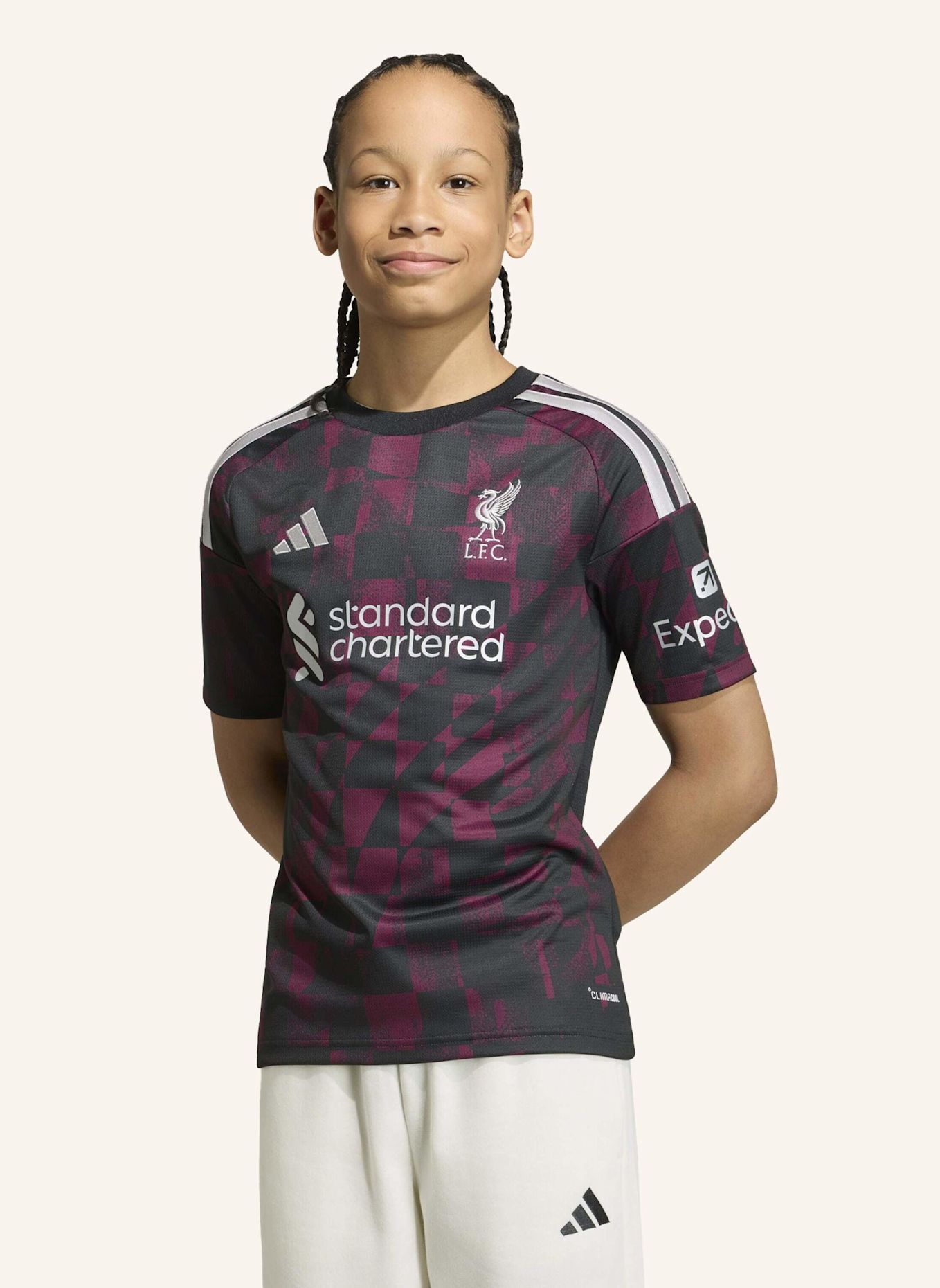 adidas FC LIVERPOOL 26/27 KIDS AUSWEICHTRIKOT: SCHWARZ