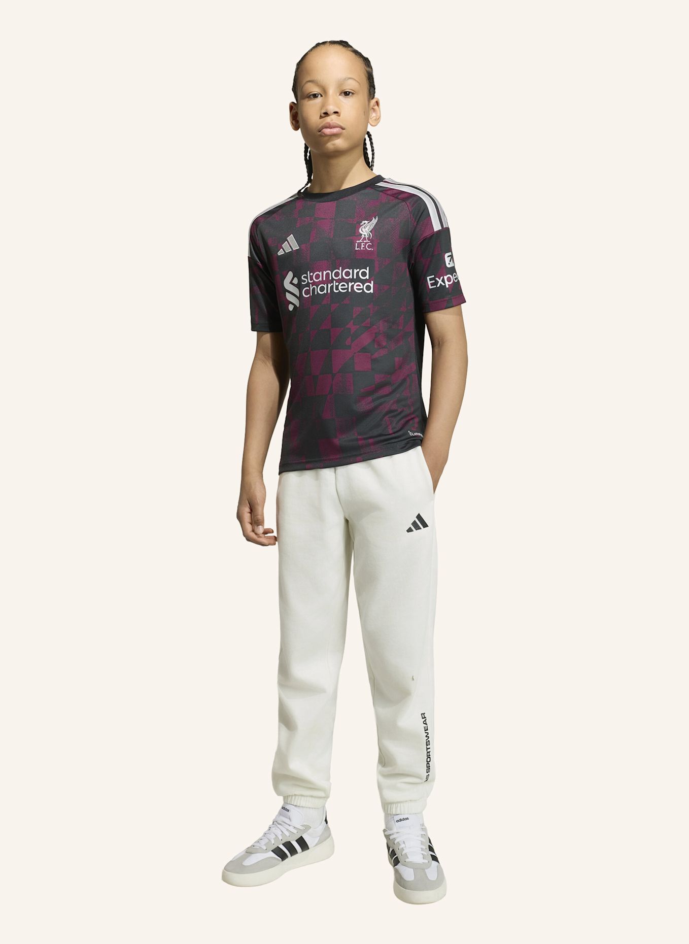 adidas FC LIVERPOOL 26/27 KIDS AUSWEICHTRIKOT: SCHWARZ