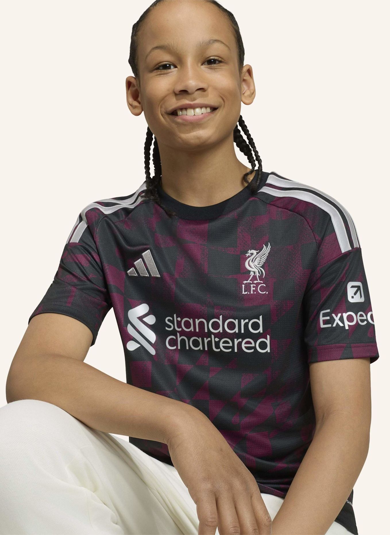 adidas FC LIVERPOOL 26/27 KIDS AUSWEICHTRIKOT: SCHWARZ