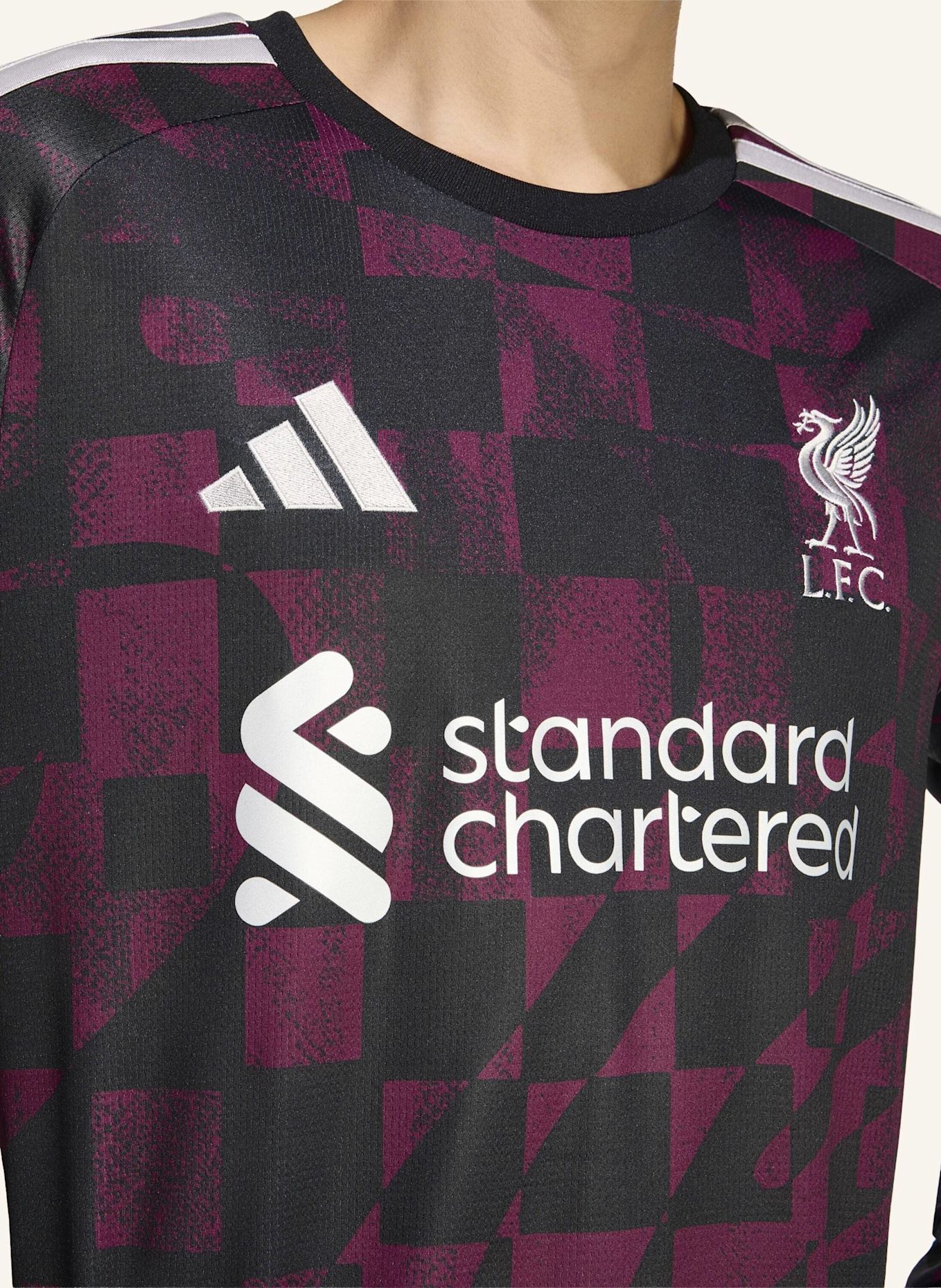 adidas LIVERPOOL FC 26/27 AUSWEICHTRIKOT, LANGÄRMELIG: SCHWARZ
