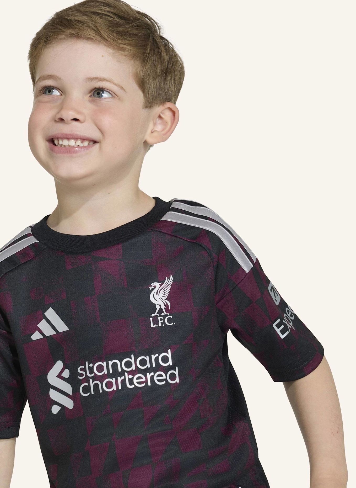 adidas LIVERPOOL FC 26/27 KIDS AUSWEICHAUSRÜSTUNG: SCHWARZ