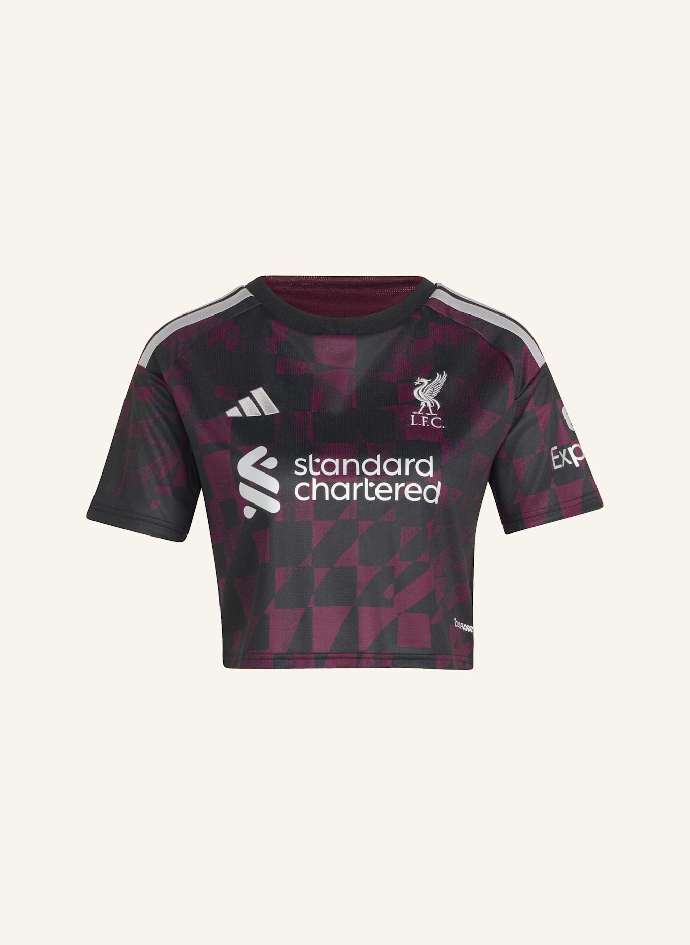 adidas FC LIVERPOOL 26/27 AUSWEICHTRIKOT, KÜRZER GESCHNITTEN: SCHWARZ