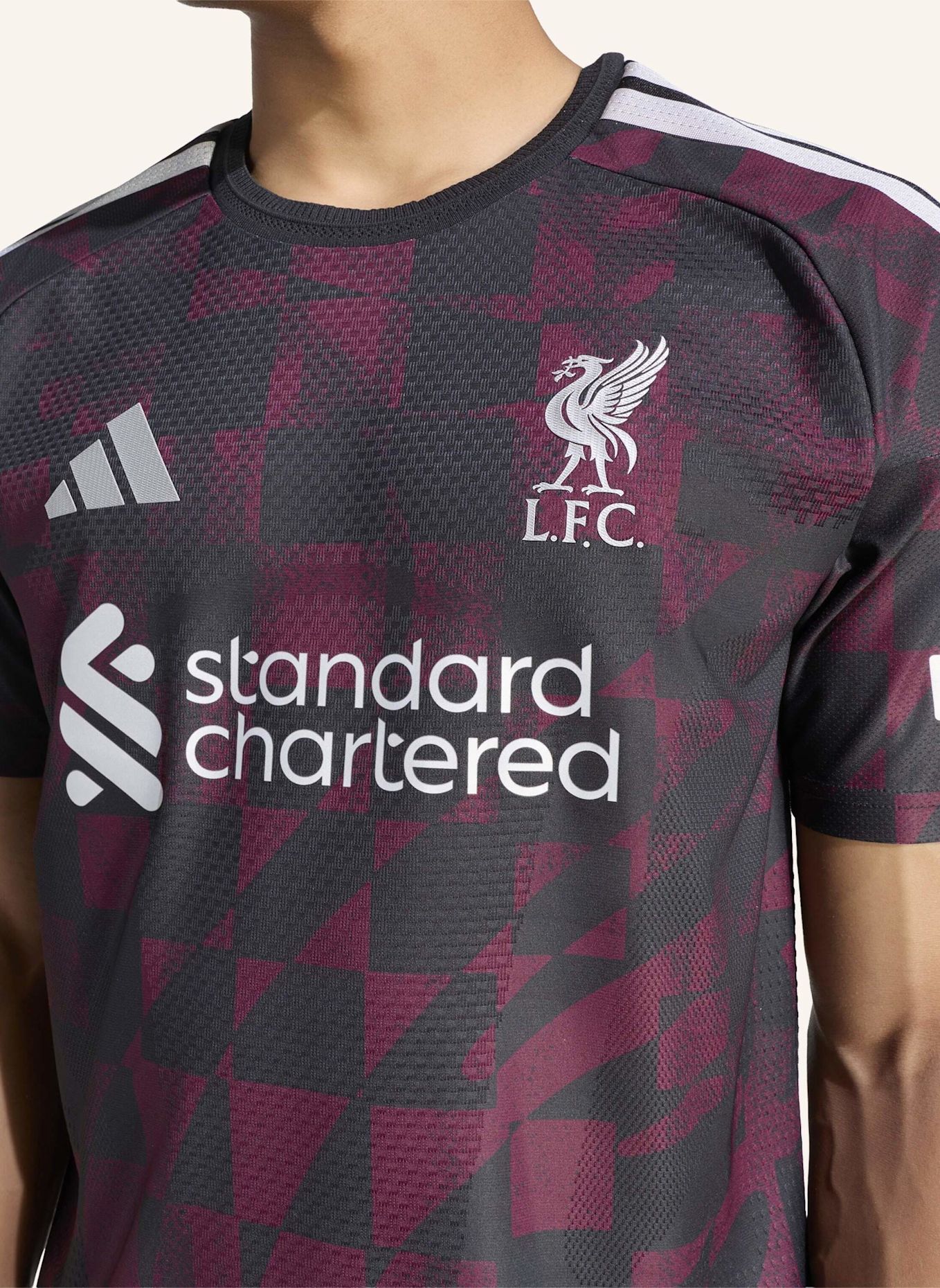 adidas LIVERPOOL FC 26/27 AUTHENTIC AUSWEICHTRIKOT: SCHWARZ
