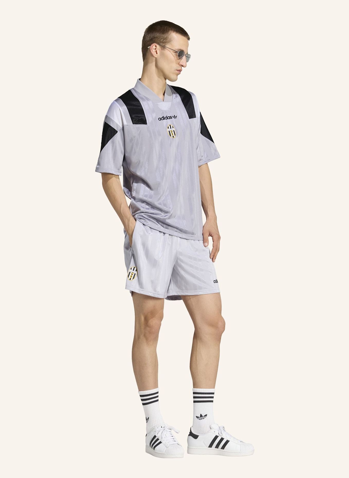 adidas JUVENTUS TURIN EQT TRIKOT: GRAU