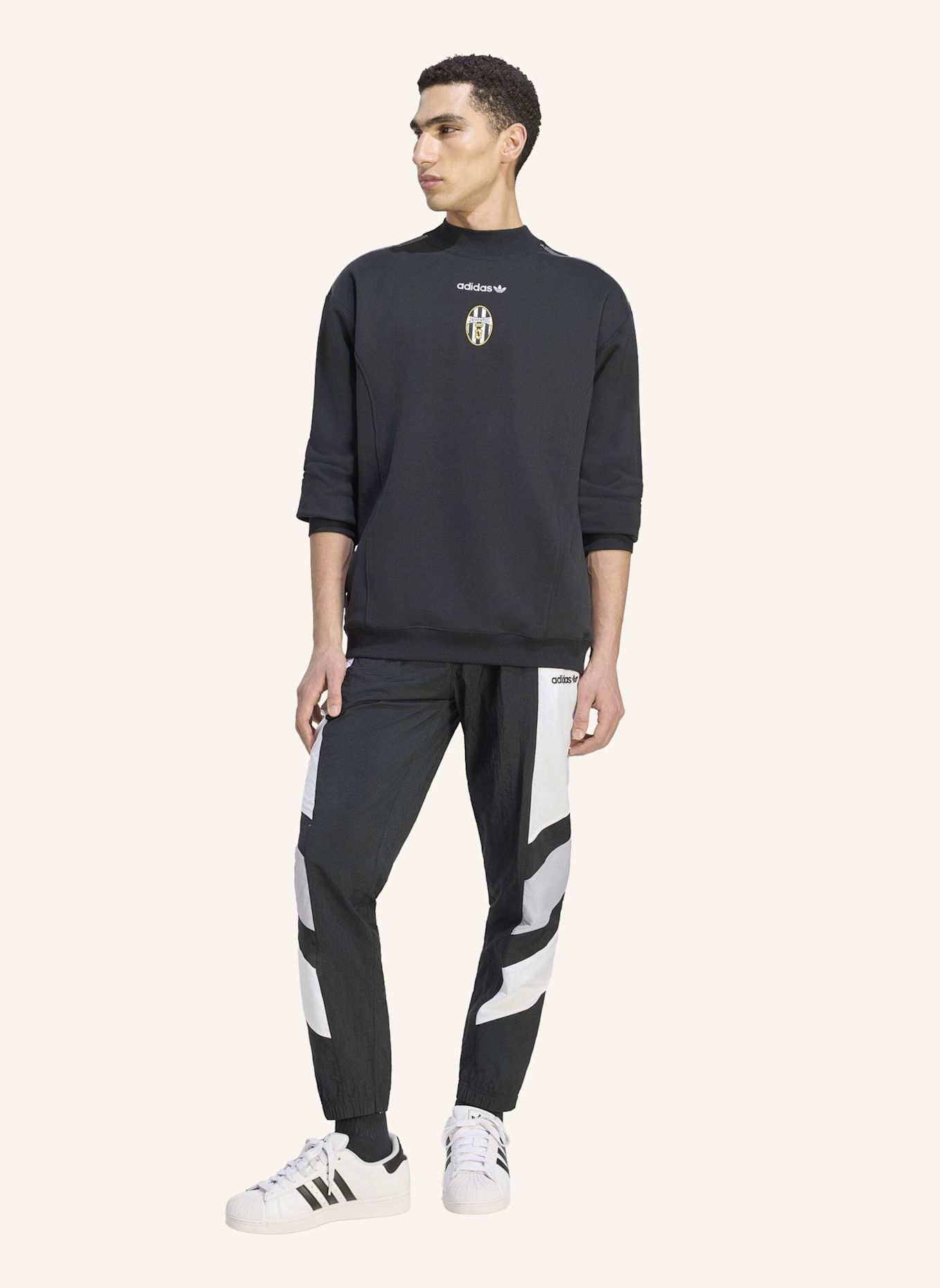 adidas JUVENTUS TURIN EQT SWEATSHIRT: SCHWARZ