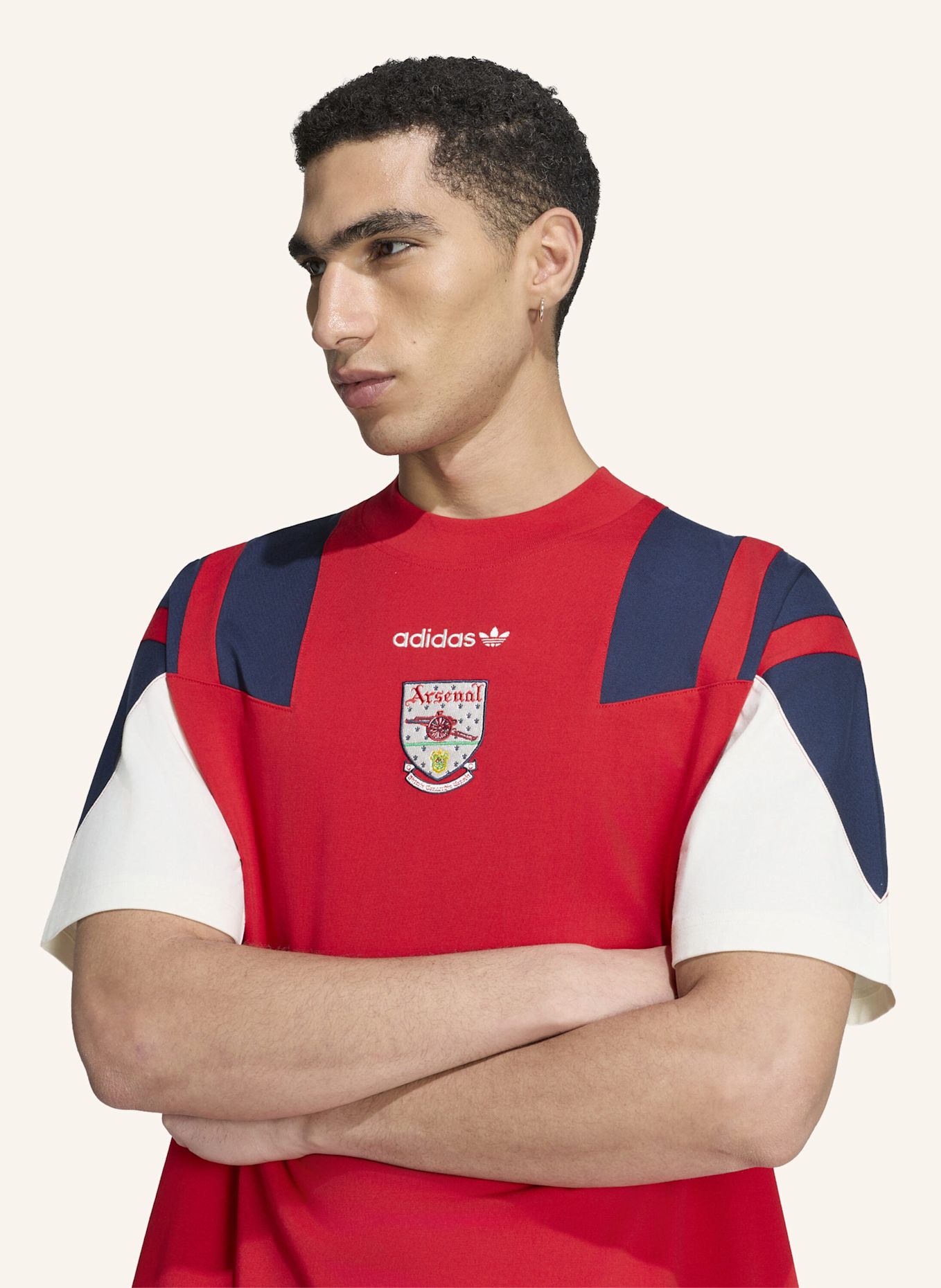 adidas FC ARSENAL EQT T-SHIRT: ROT / WEISS