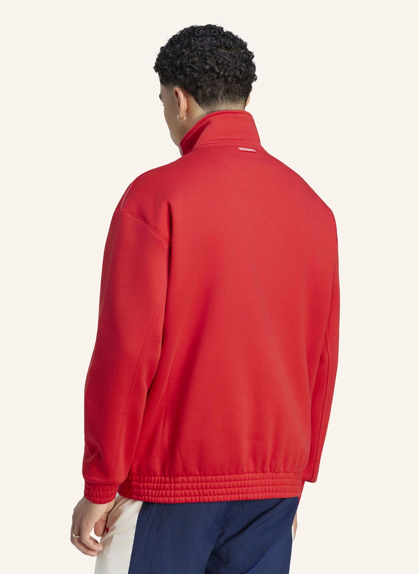 adidas ARSENAL FC EQT OBERTEIL, REISSVERSCHLUSS BIS ZUR BRUST: ROT