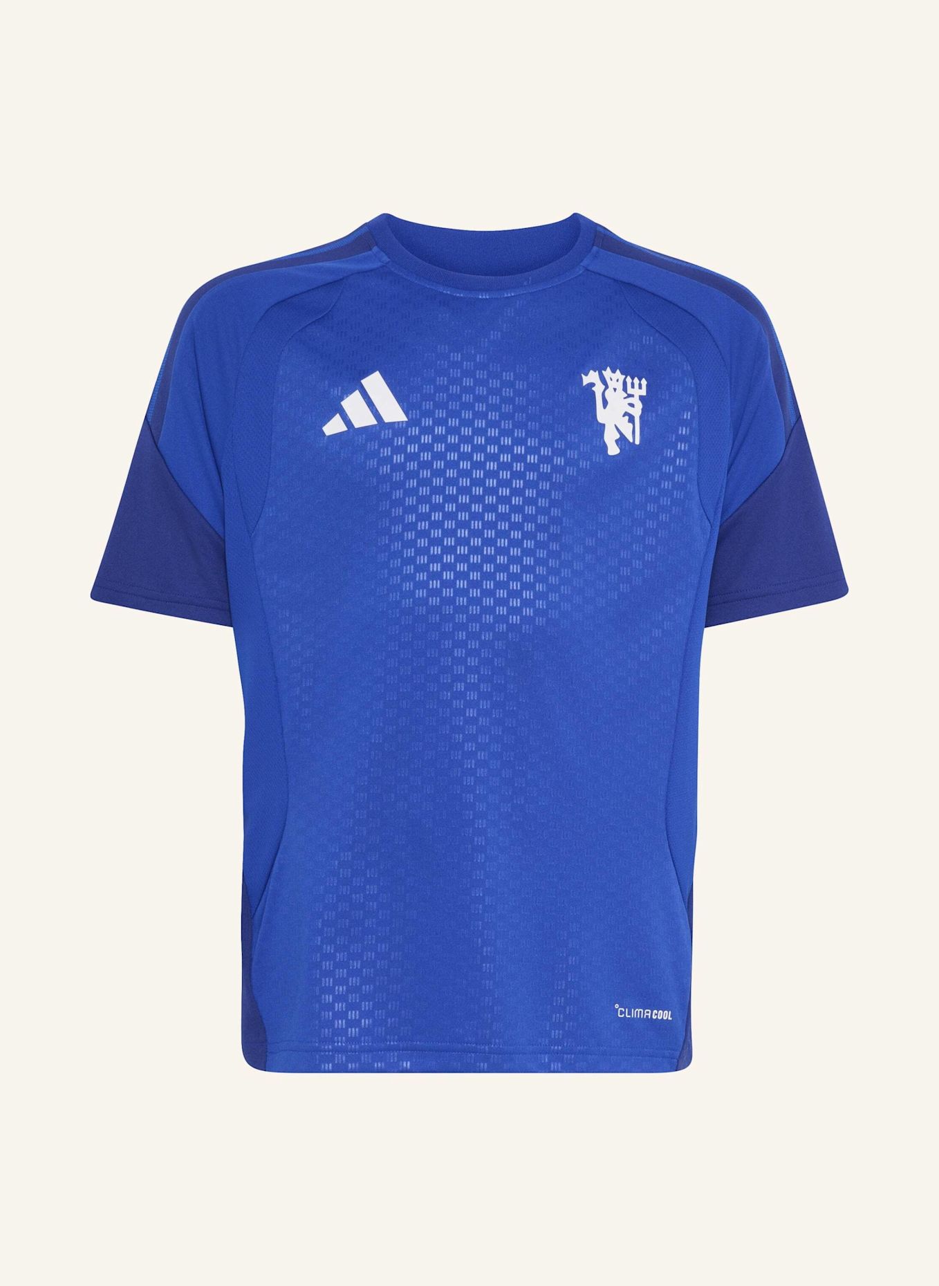 adidas MANCHESTER UNITED 26/27 CUP TIRO KIDS TRAININGSTRIKOT: BLAU