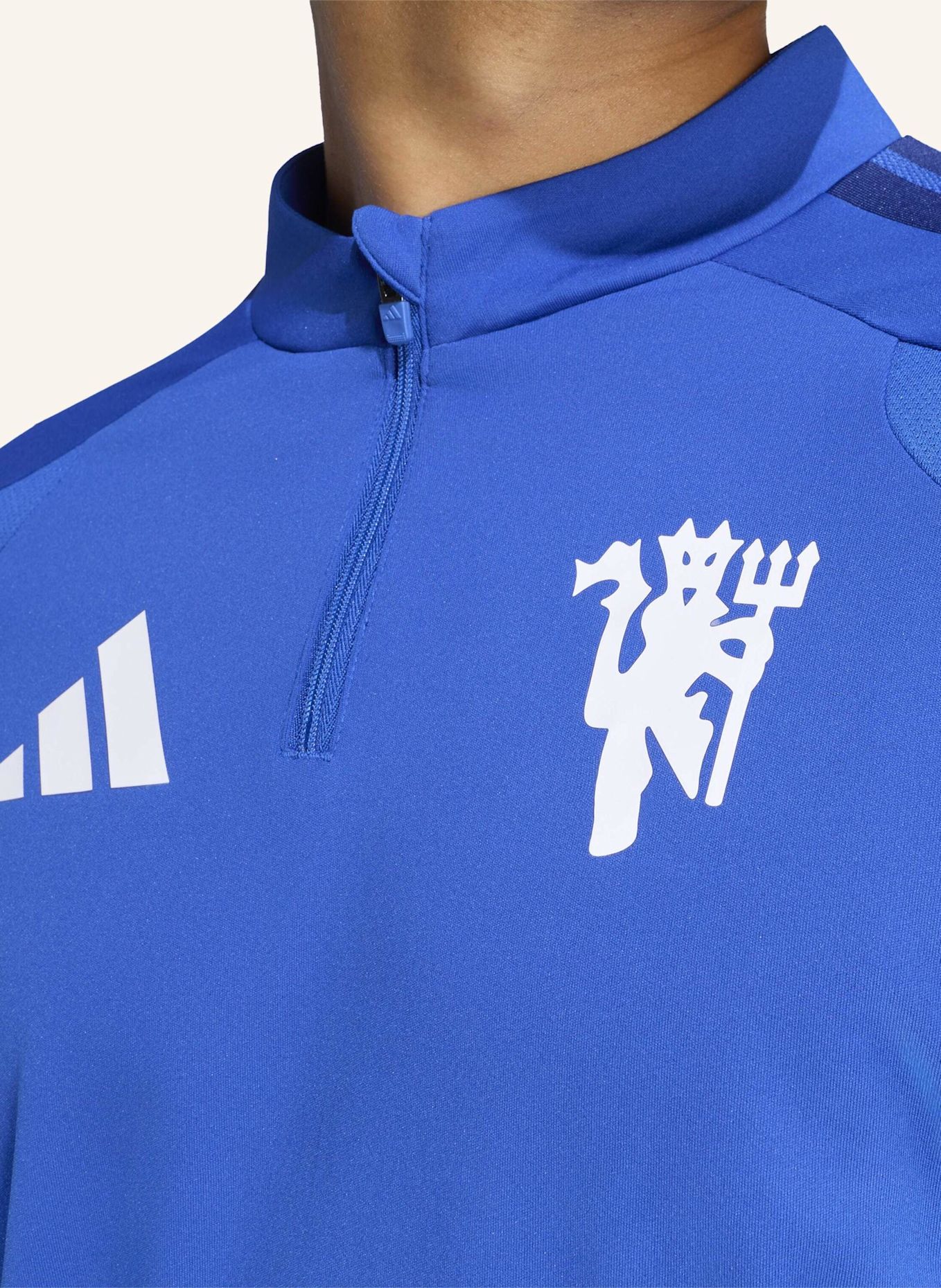 adidas MANCHESTER UNITED 26/27 CUP TIRO TRAININGSOBERTEIL: BLAU
