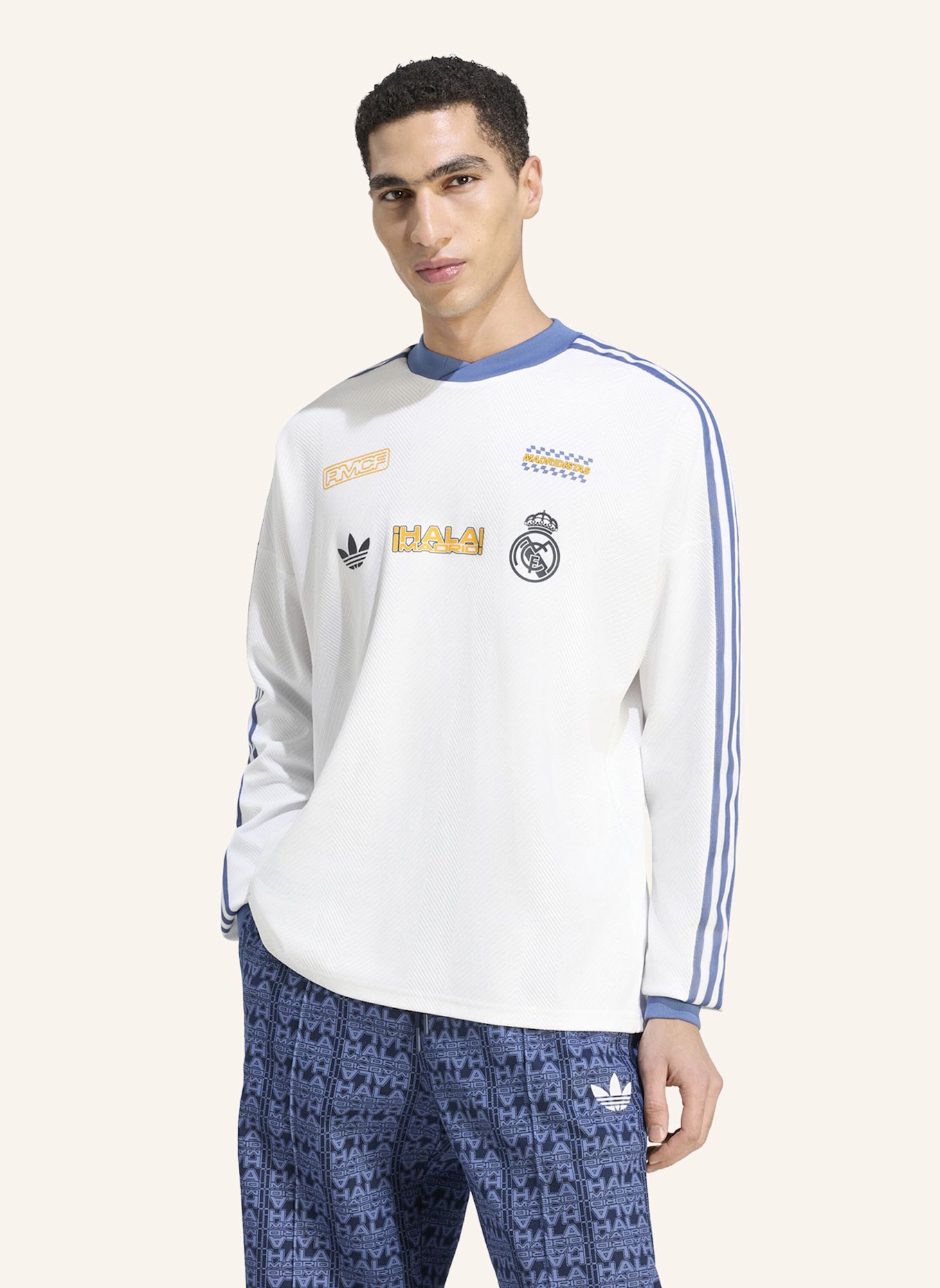 adidas REAL MADRID LFSTLR TRIKOT: WEISS