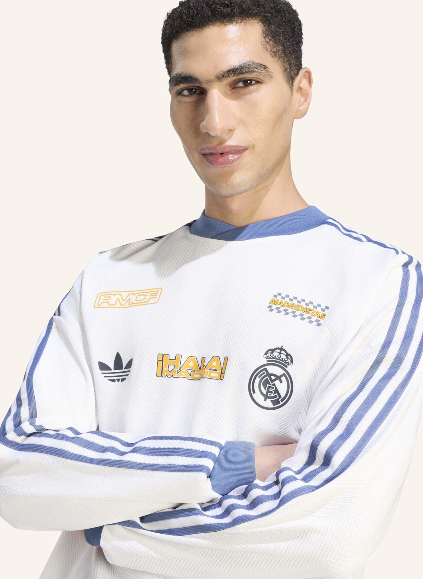 adidas REAL MADRID LFSTLR TRIKOT: WEISS