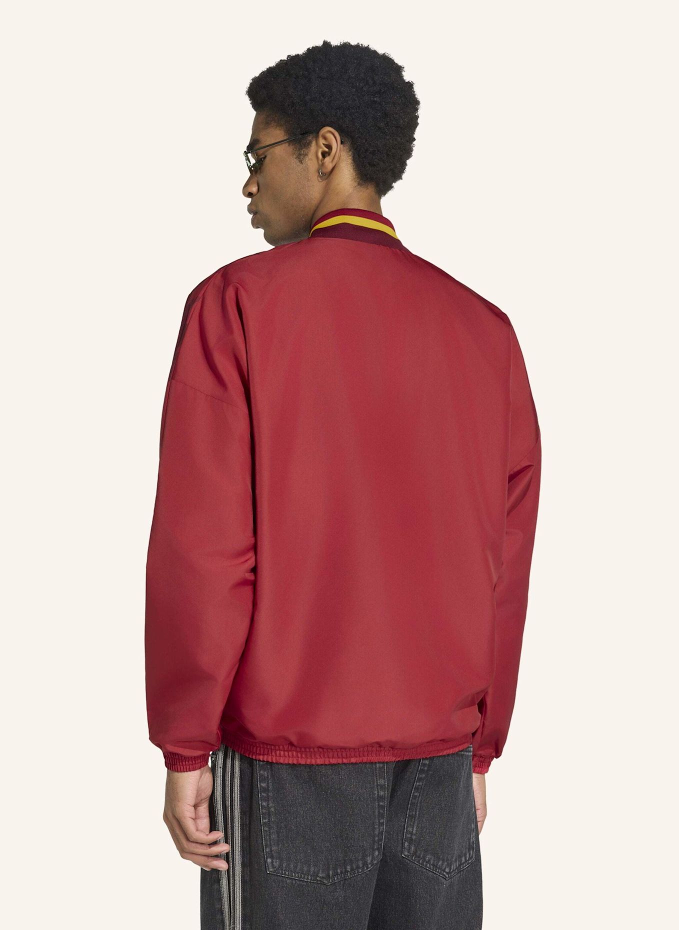 adidas AS ROM STADIUM TRAININGSJACKE: ROT
