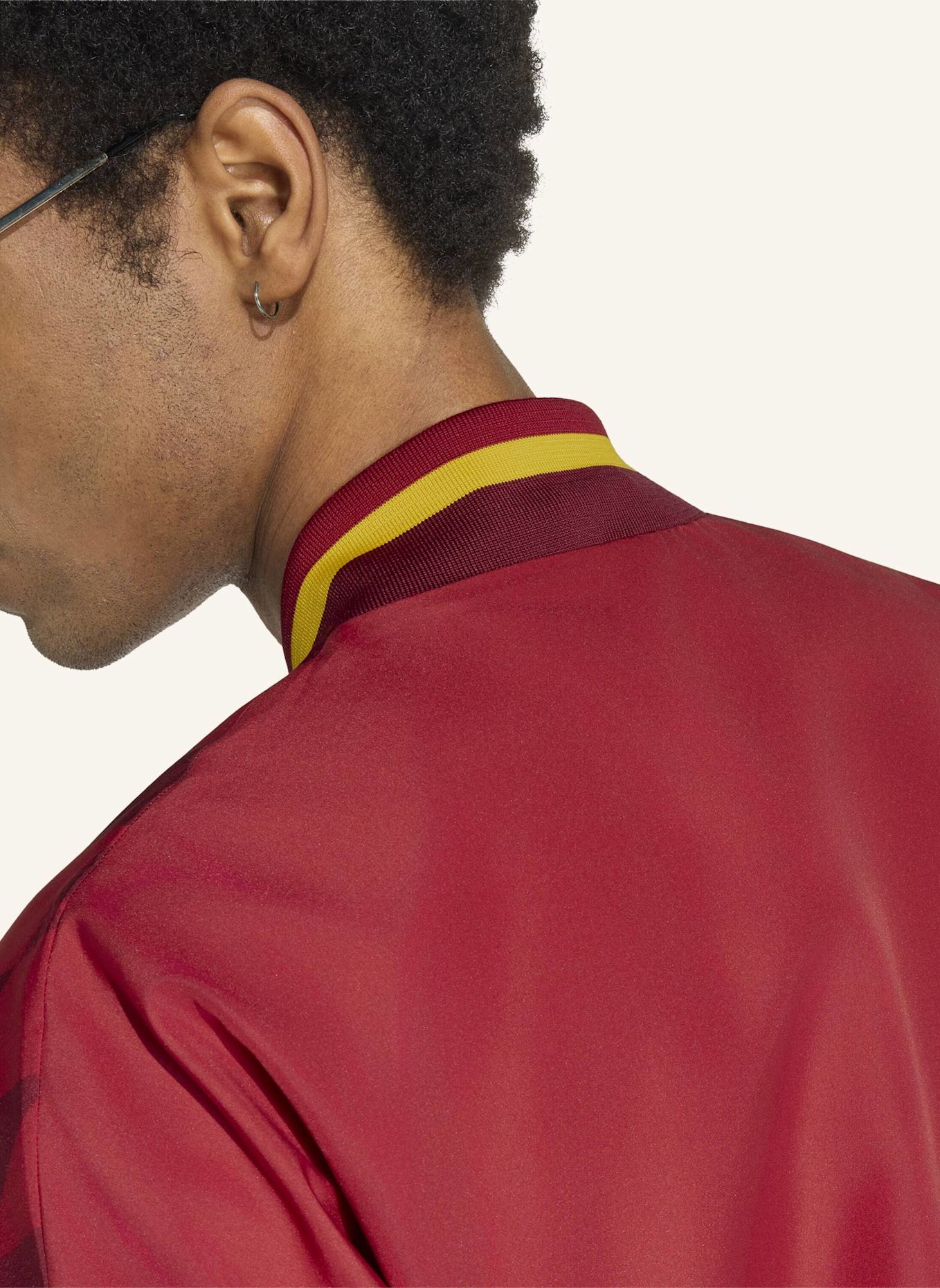 adidas AS ROM STADIUM TRAININGSJACKE: ROT