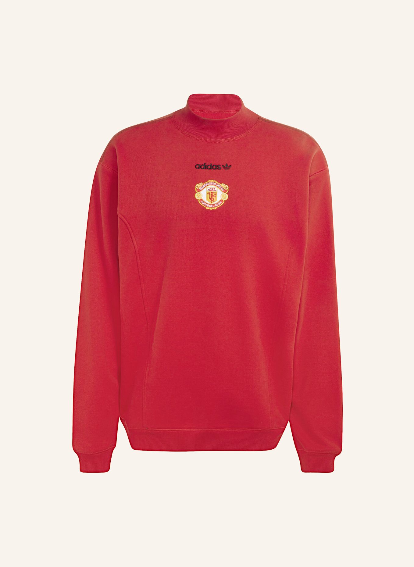 adidas MANCHESTER UNITED EQT SWEATSHIRT: ROT