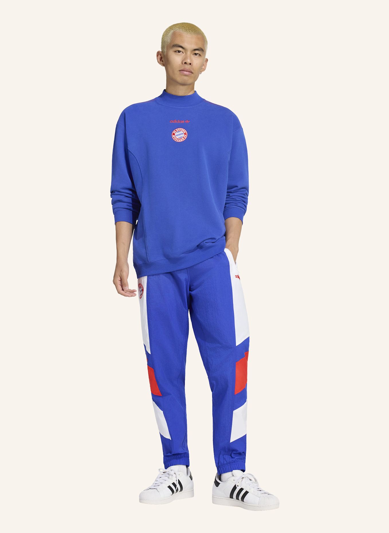 adidas FC BAYERN MÜNCHEN EQT SWEATSHIRT: BLAU