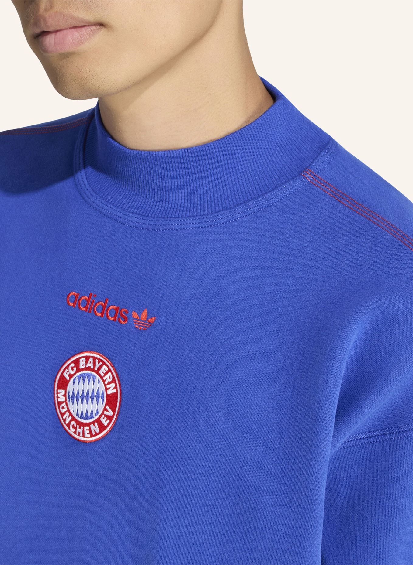 adidas FC BAYERN MÜNCHEN EQT SWEATSHIRT: BLAU
