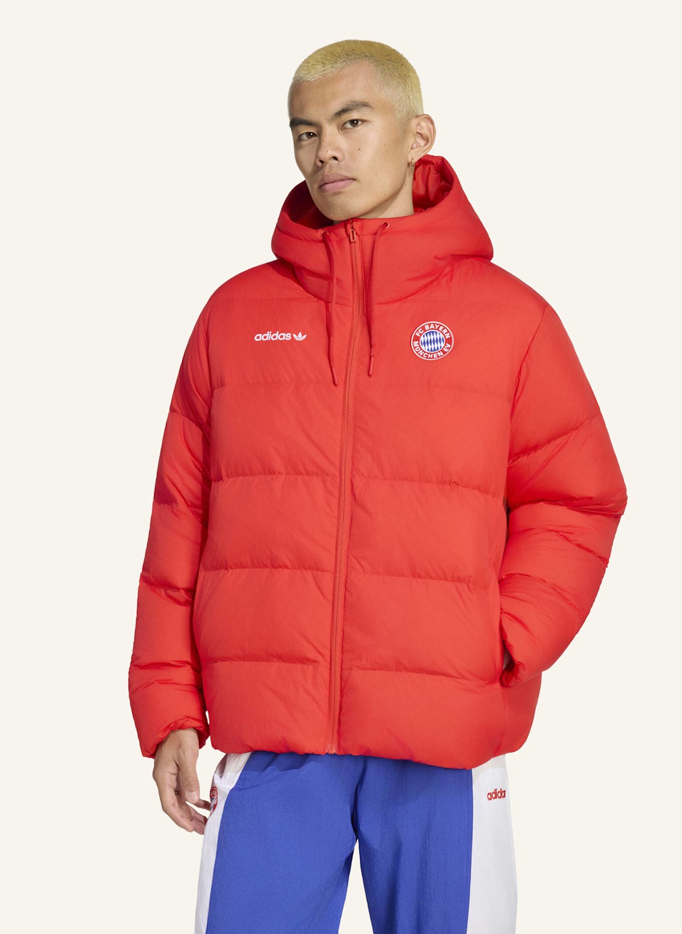 adidas FC BAYERN MÜNCHEN EQT DW JACKE: ROT