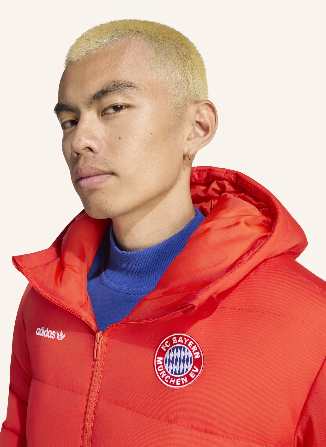 adidas FC BAYERN MÜNCHEN EQT DW JACKE: ROT