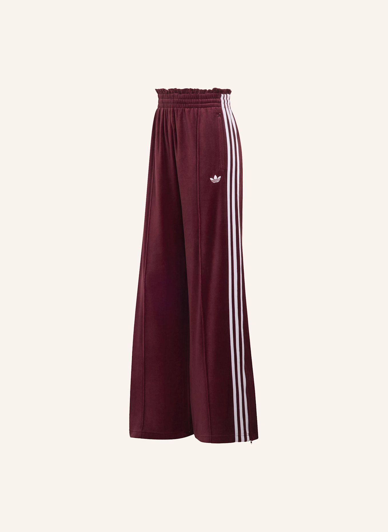 adidas Originals VELOURS TRAININGSHOSE, PLISSIERT: ROT