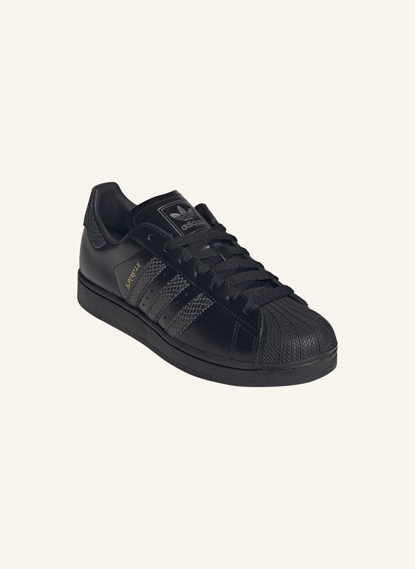 adidas Originals SUPERSTAR II SCHUH: SCHWARZ / GRAU