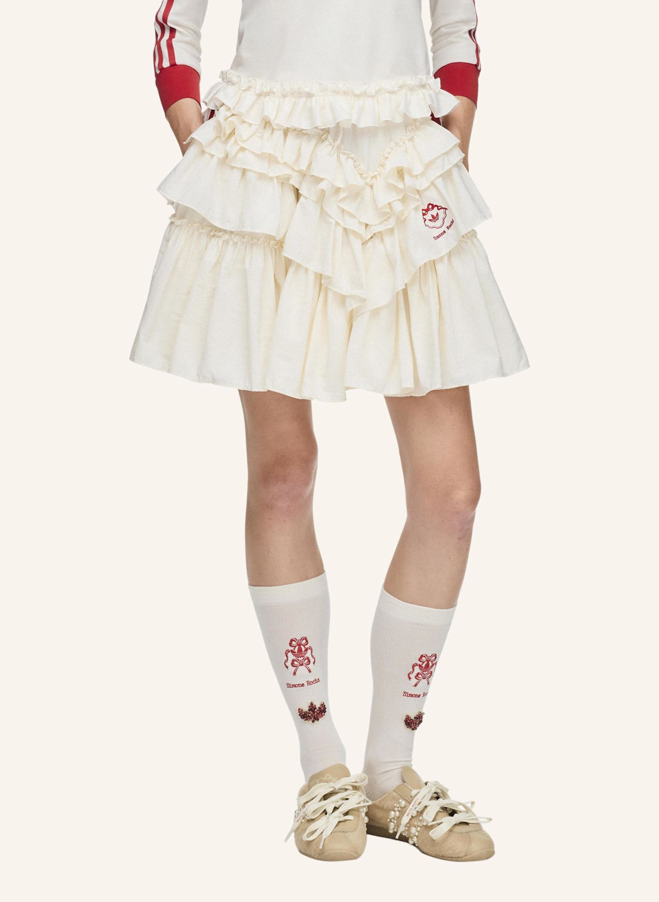 adidas Originals SIMONE ROCHA ROCK, RÜSCHENDESIGN: WEISS