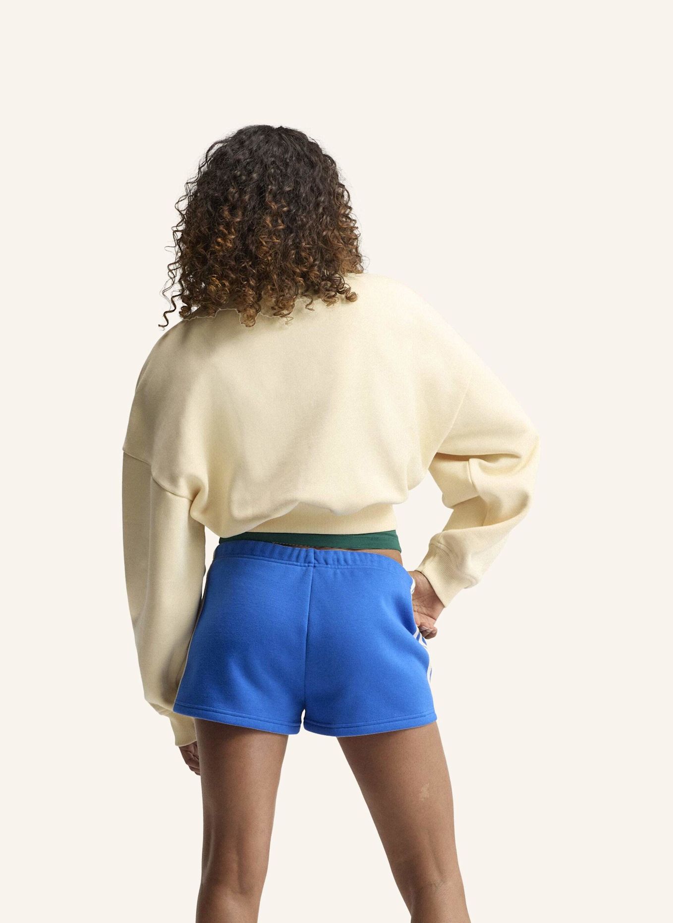 adidas Originals ADISIGNATURE NY SWEATSHIRT, RUNDHALSAUSSCHNITT: CREME