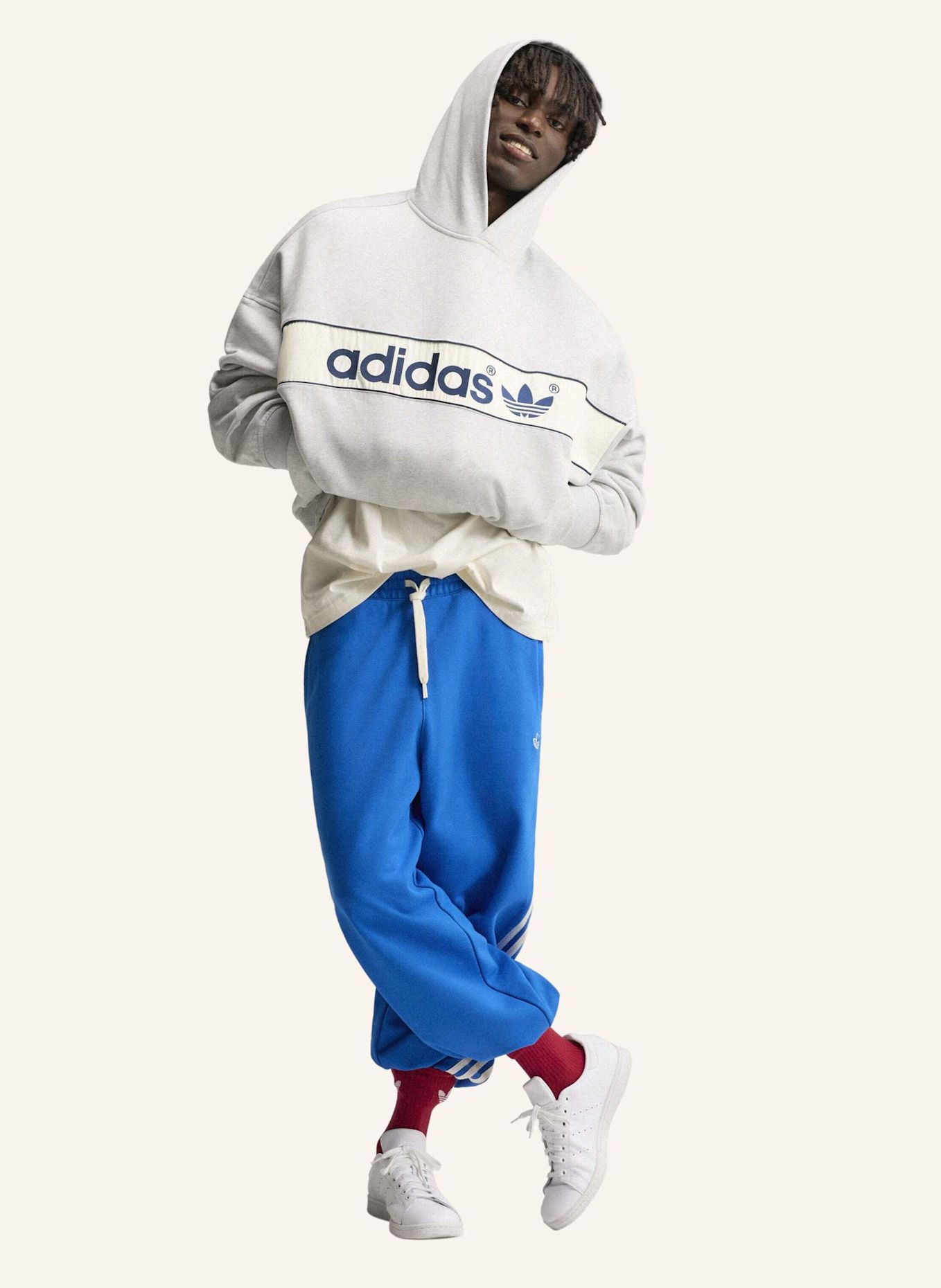 adidas Originals ADISIGNATURE NY HOODIE: GRAU
