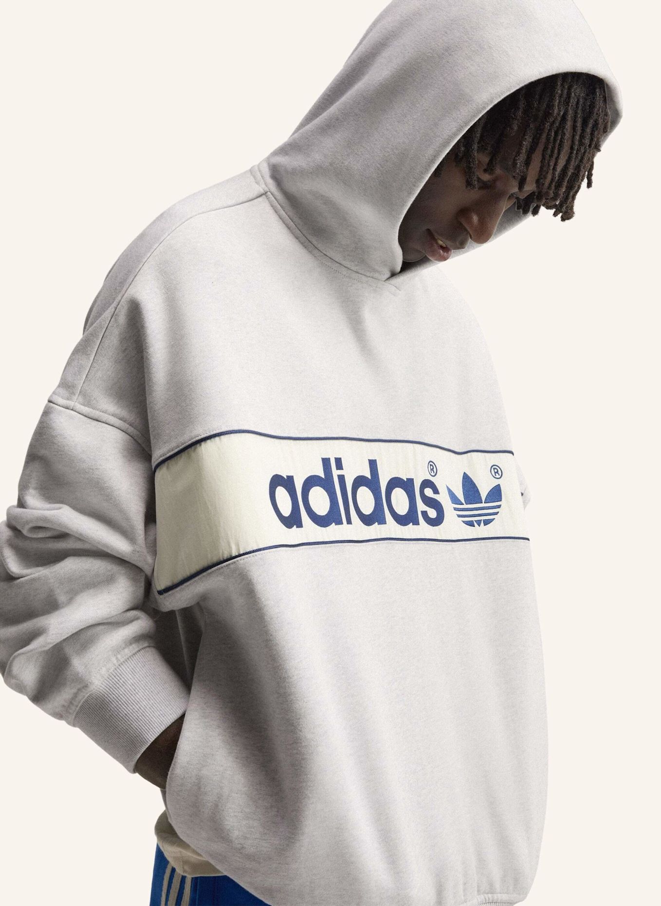adidas Originals ADISIGNATURE NY HOODIE: GRAU