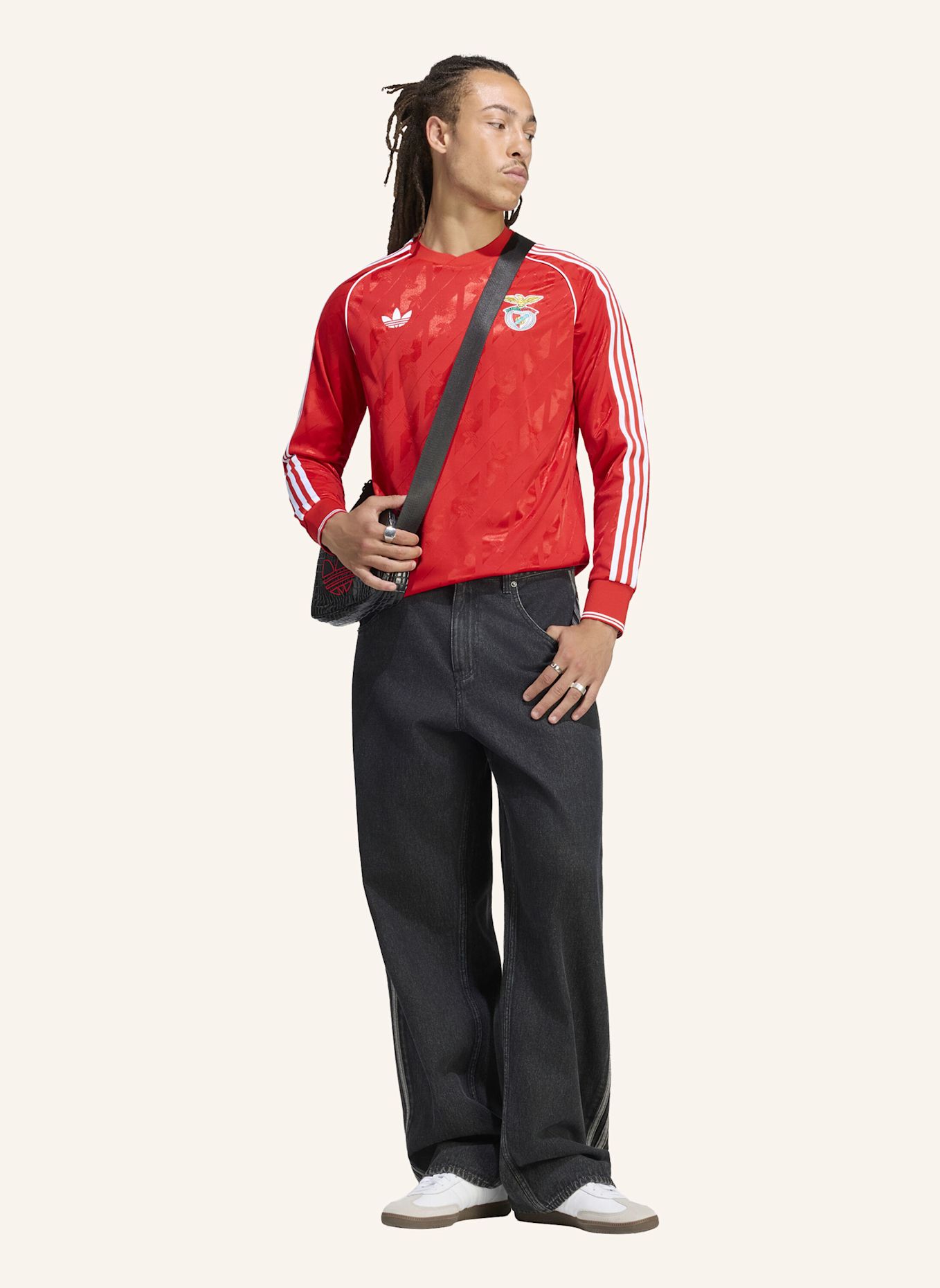 adidas SL BENFICA ORIGINALS LANGARMSHIRT: ROT