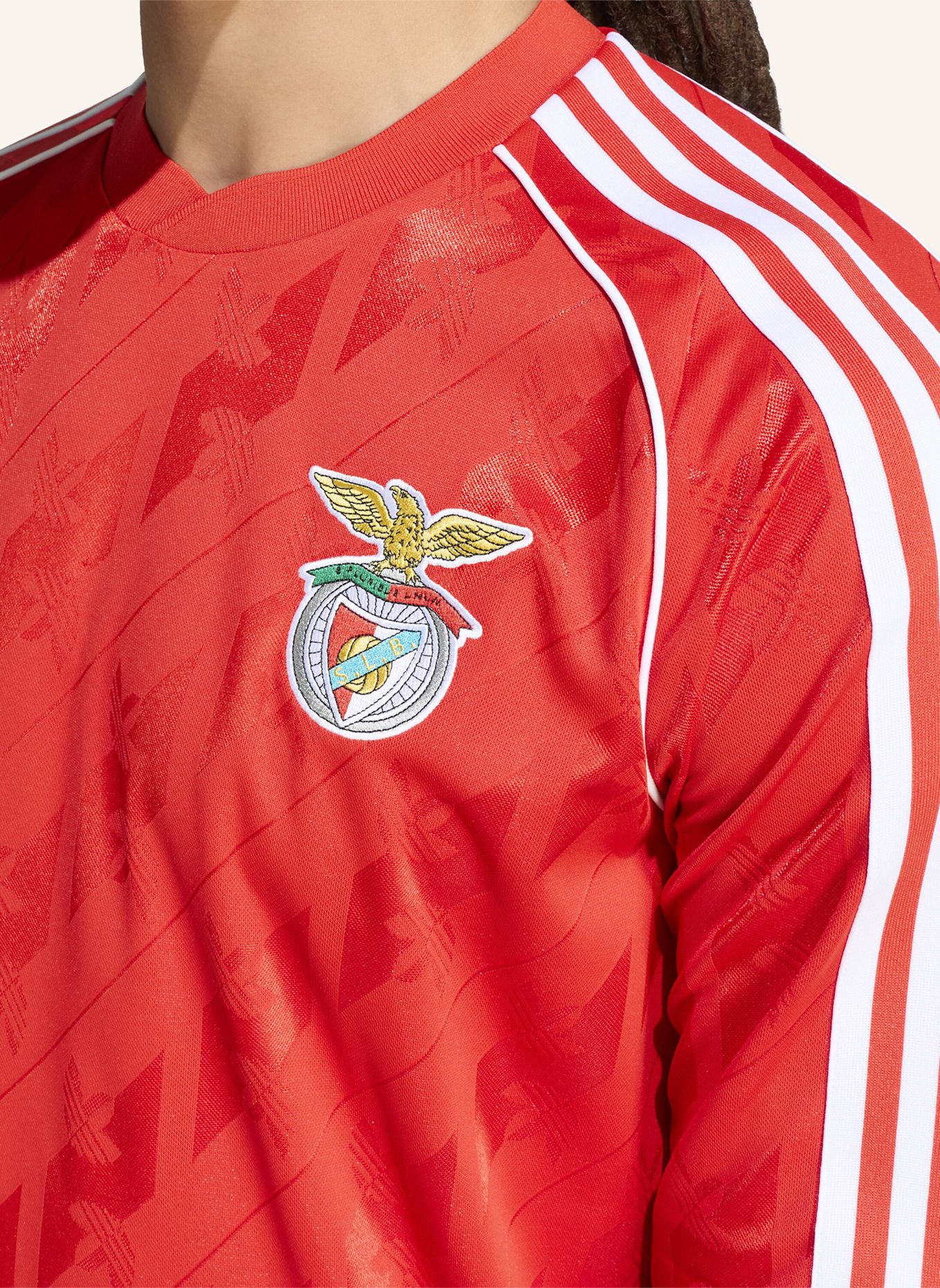 adidas SL BENFICA ORIGINALS LANGARMSHIRT: ROT