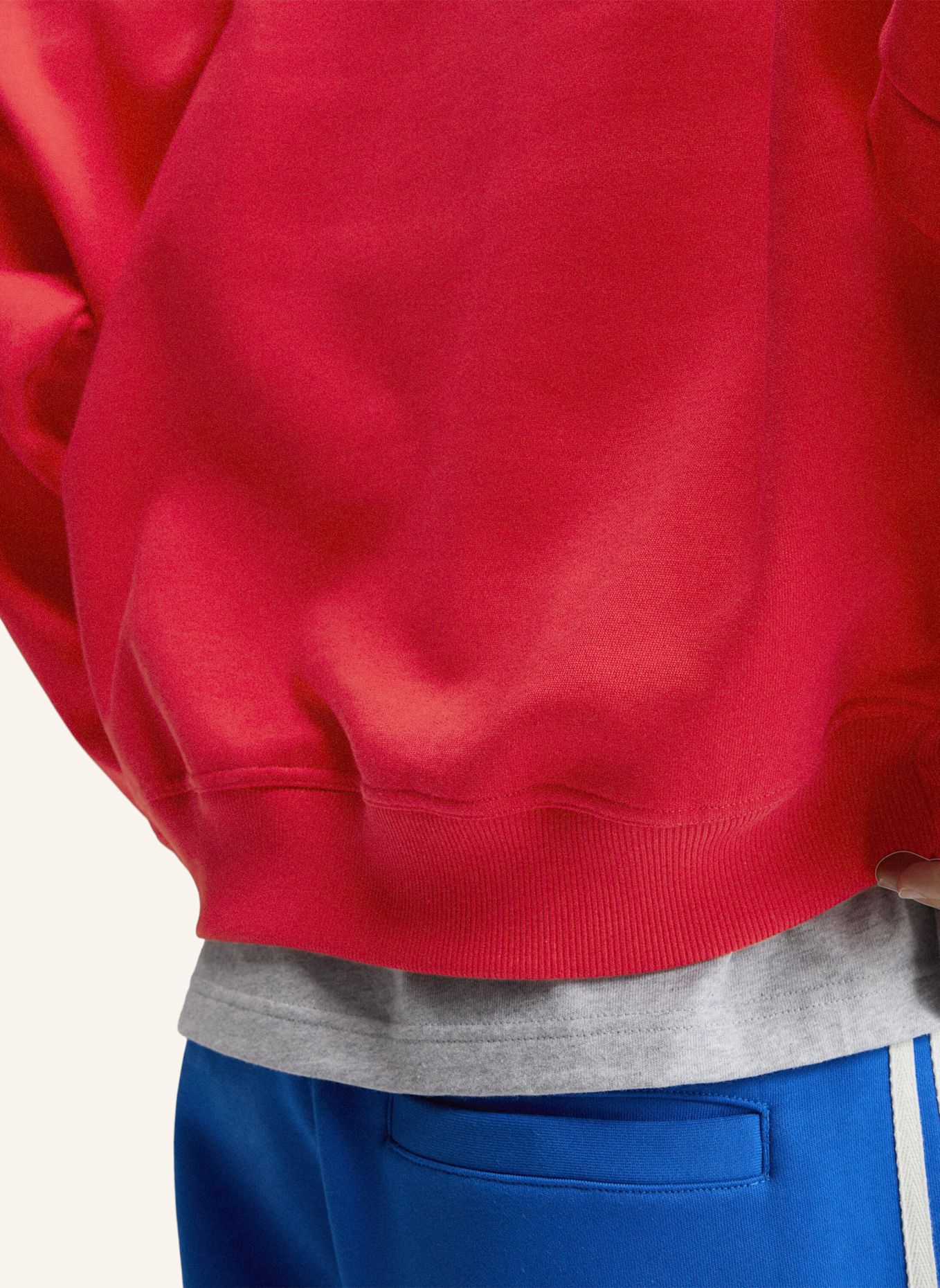 adidas Originals ADISIGNATURE NY SWEATSHIRT, RUNDHALSAUSSCHNITT: ROT