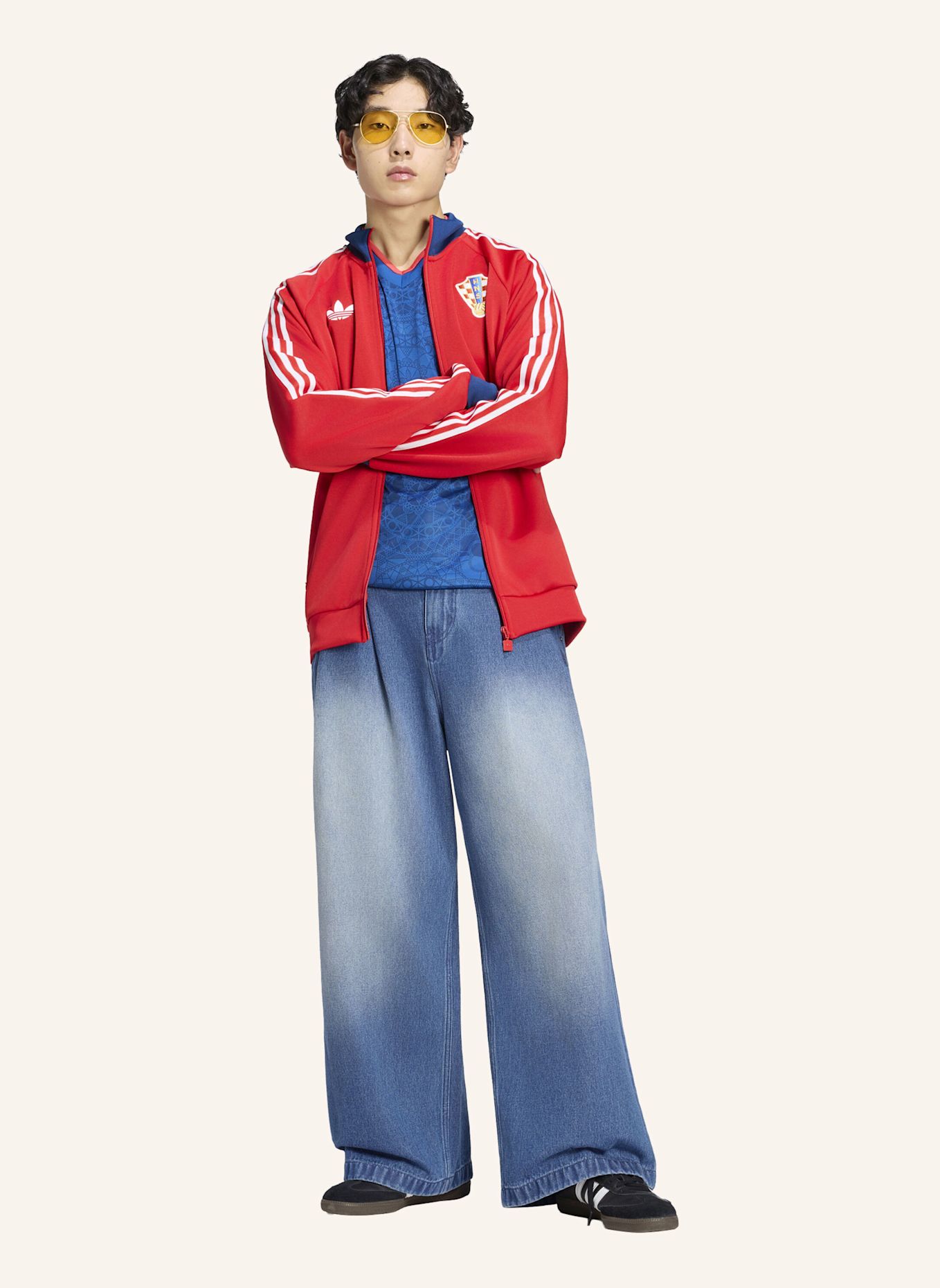 adidas KROATIEN ORIGINALS JACKE: ROT