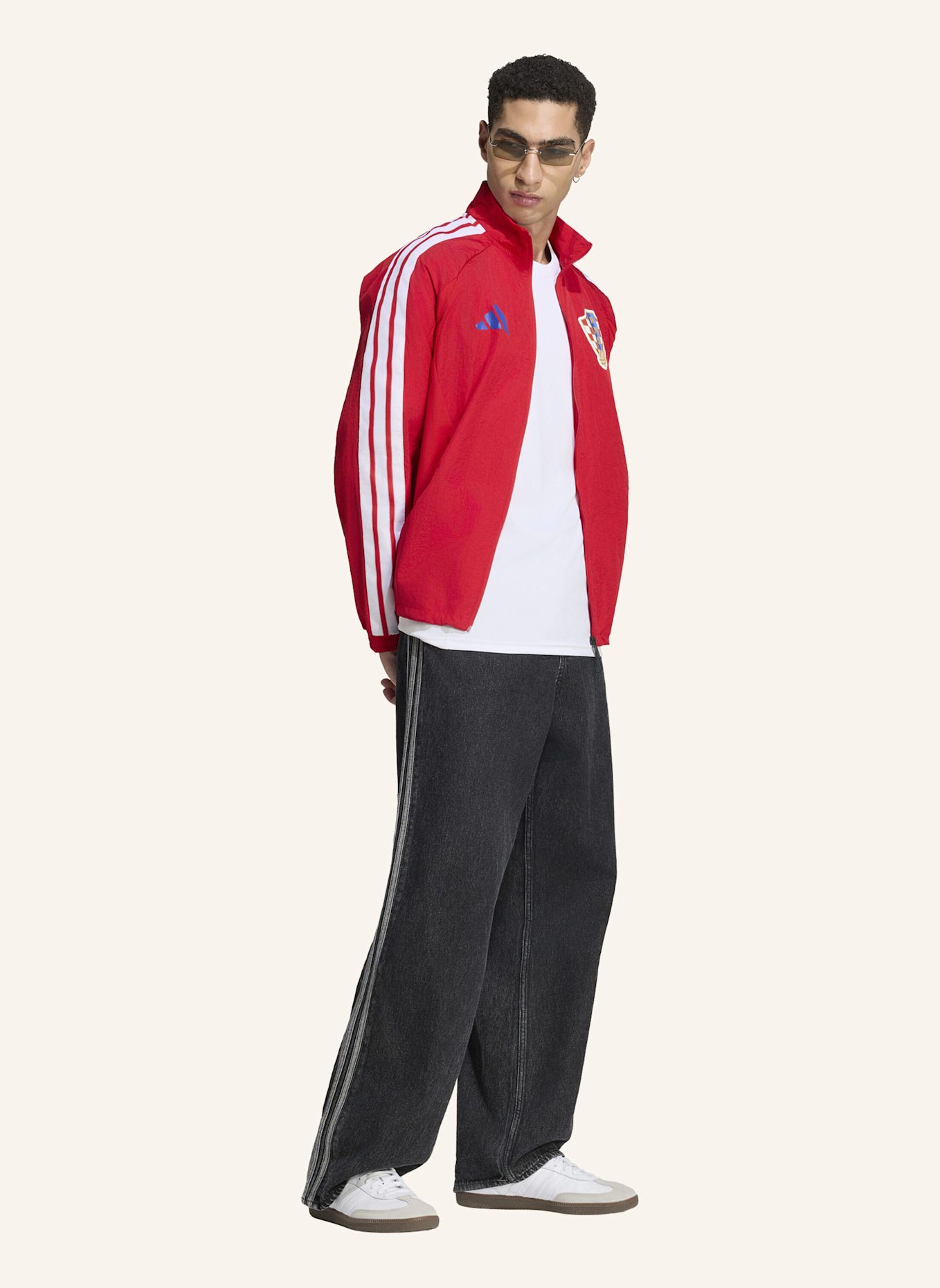 adidas KROATIEN ANTHEM HEIMJACKE: ROT