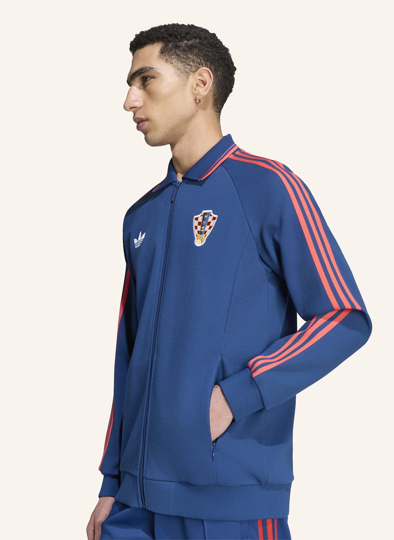 adidas CROATIA AWAY ANTHEM JACKE: BLAU